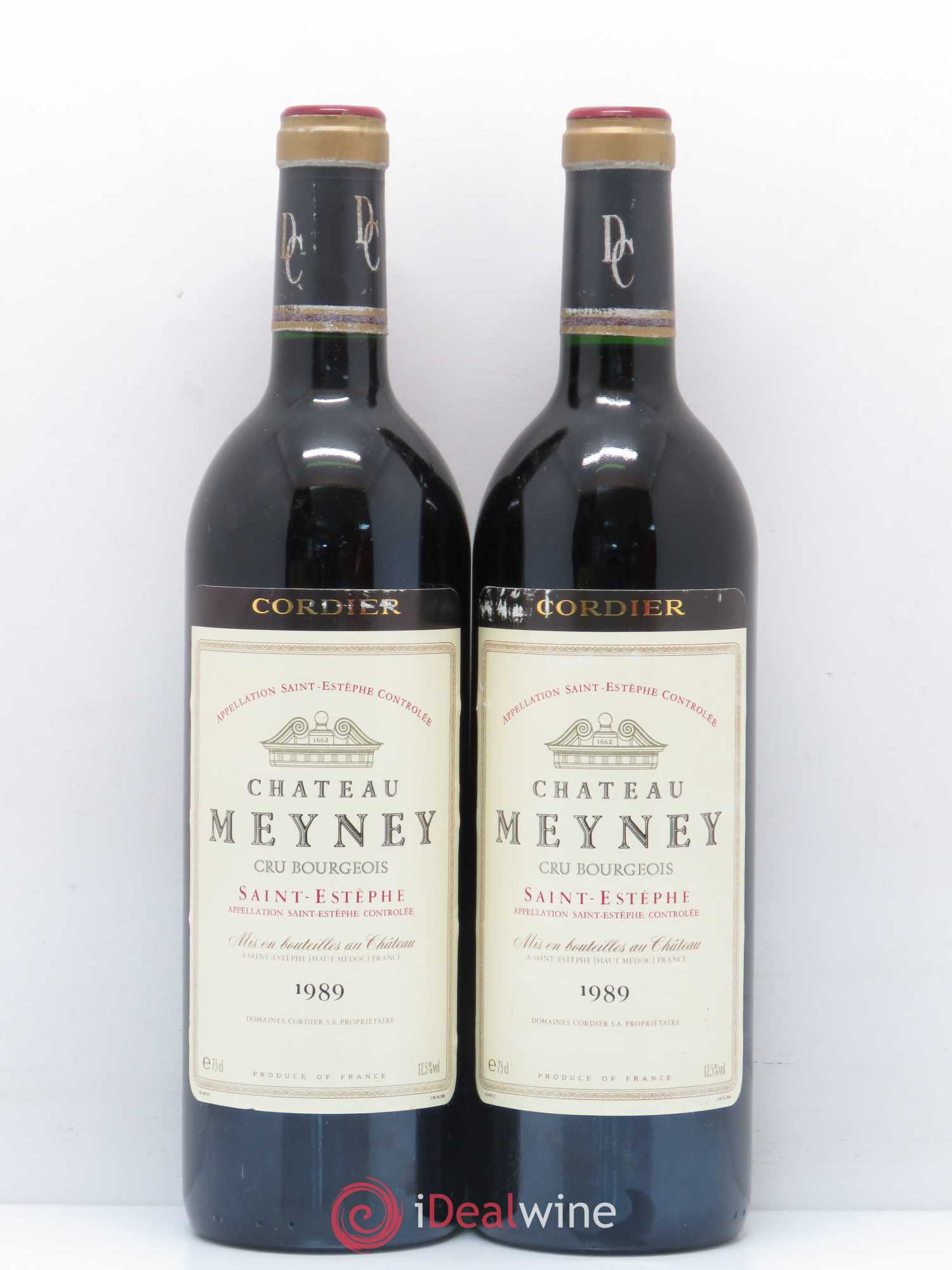 Château Meyney 1989 - Lot de 2 bouteilles - 0