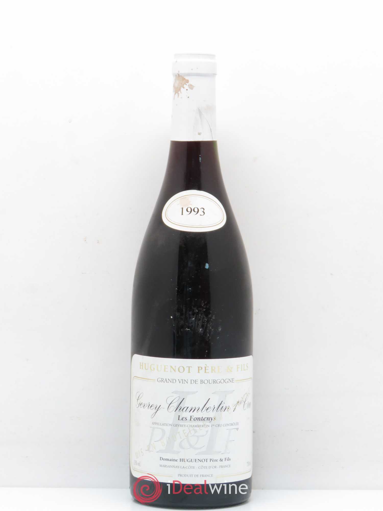 Gevrey-Chambertin 1er Cru Les Fontenys Huguenot 1993 - Posten von 1 Flasche - 0