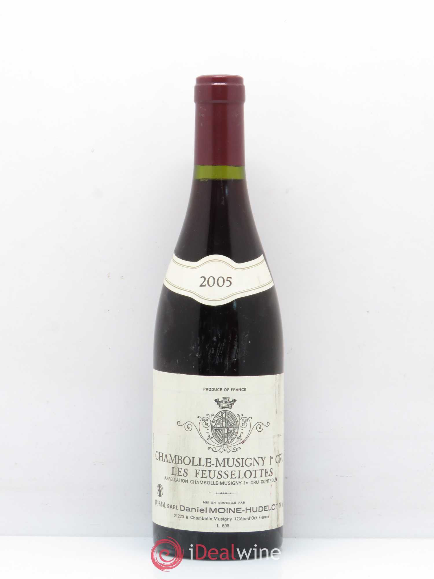 Chambolle-Musigny 1er Cru Les Feusselottes Moine-Hudelot (Domaine) 2005 - Lot de 1 bouteille - 0