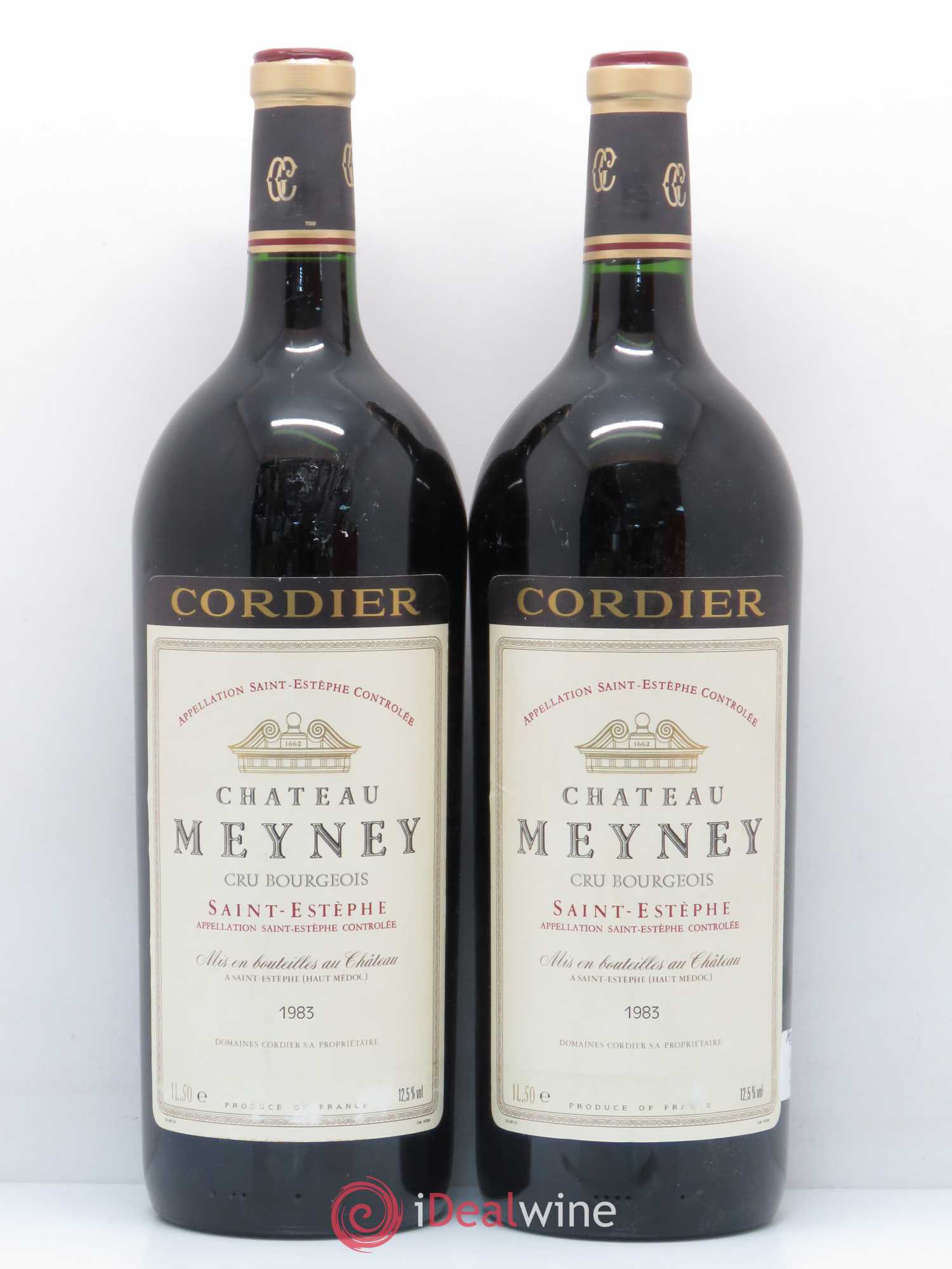 Château Meyney 1983 - Lot de 2 magnums - 0