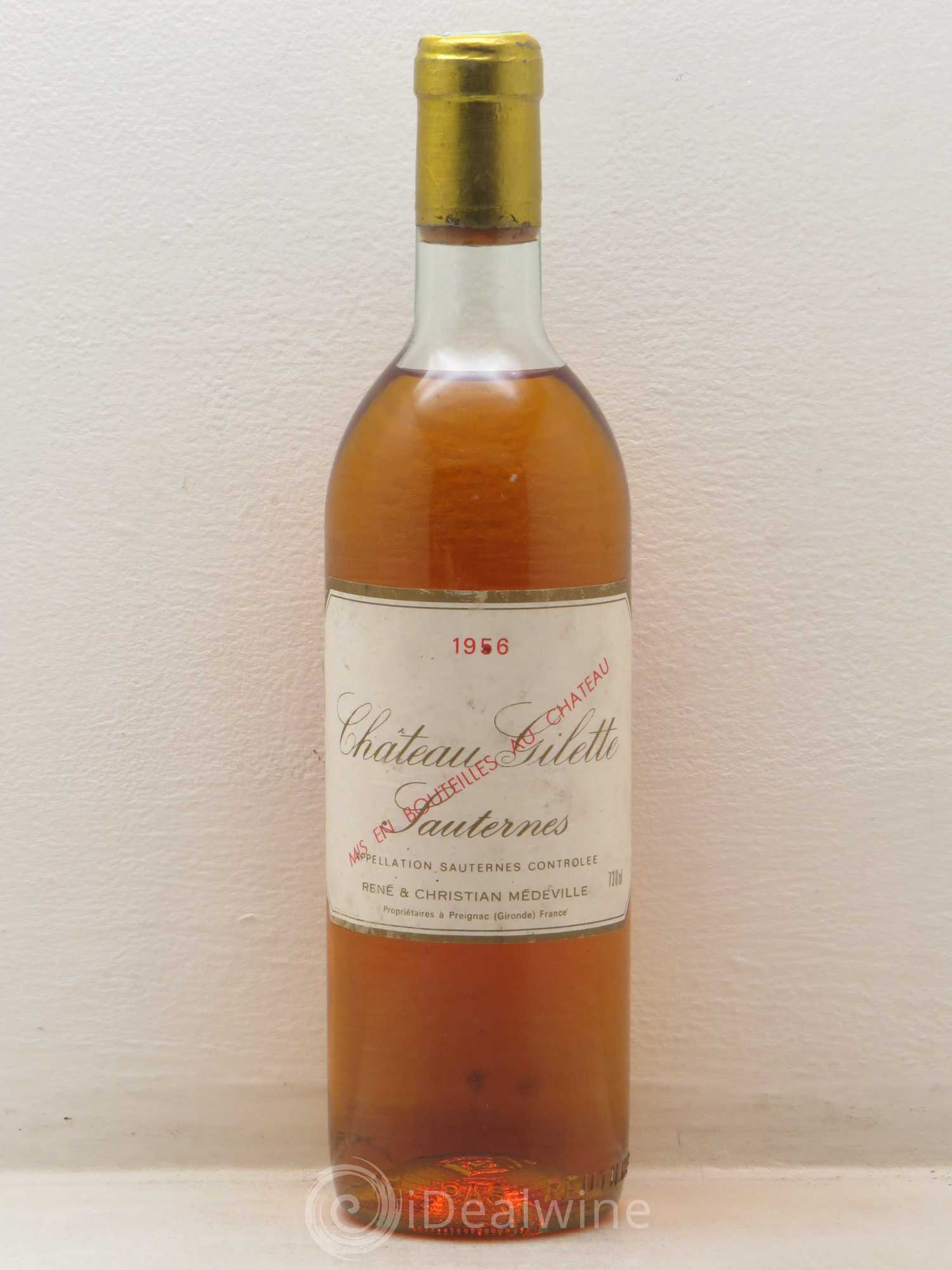 Château Gilette 1956 - Lotto di 1 bottiglia - 0