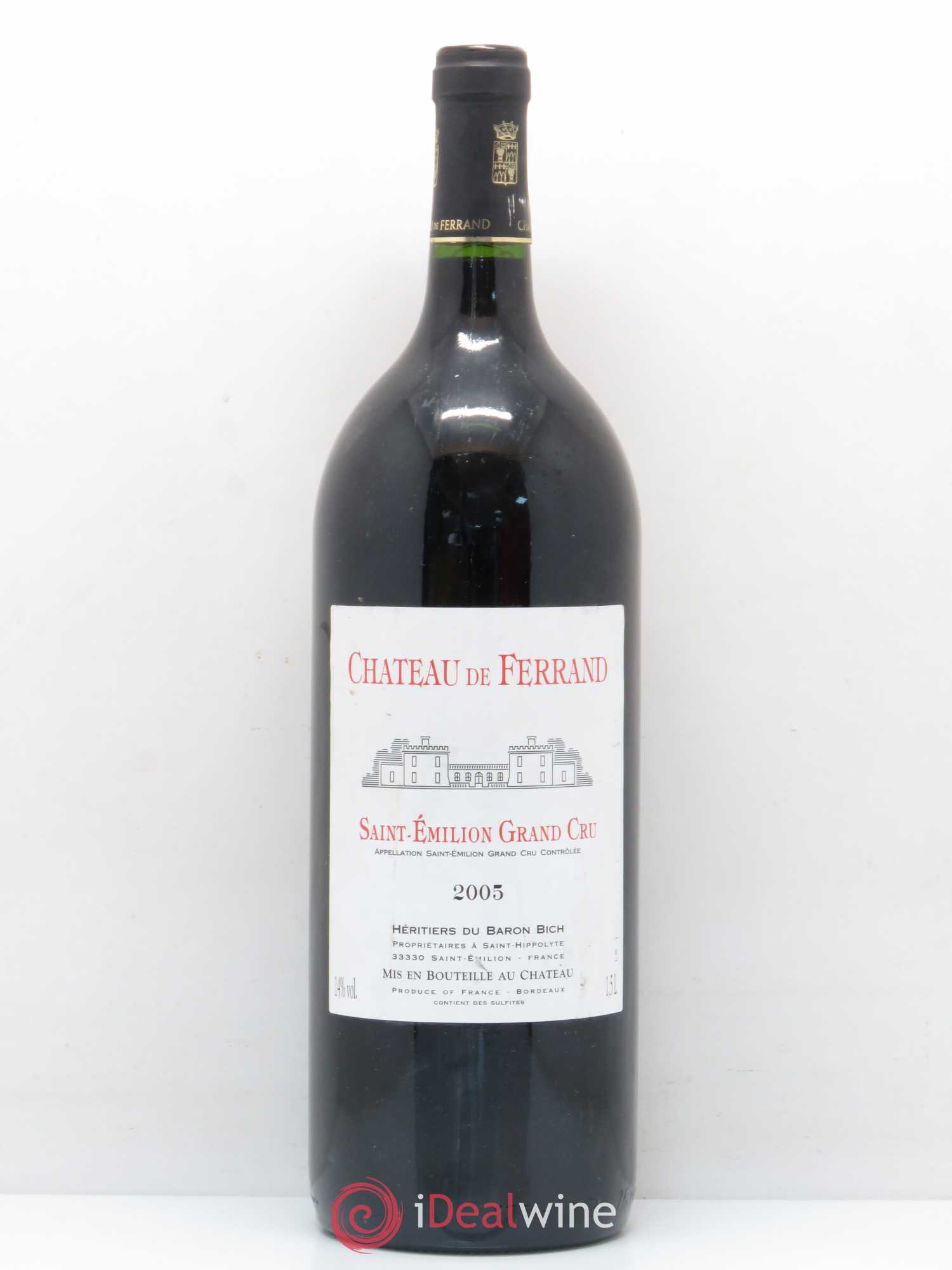 Château de Ferrand Grand Cru Classé 2005 - Lot de 1 magnum - 0