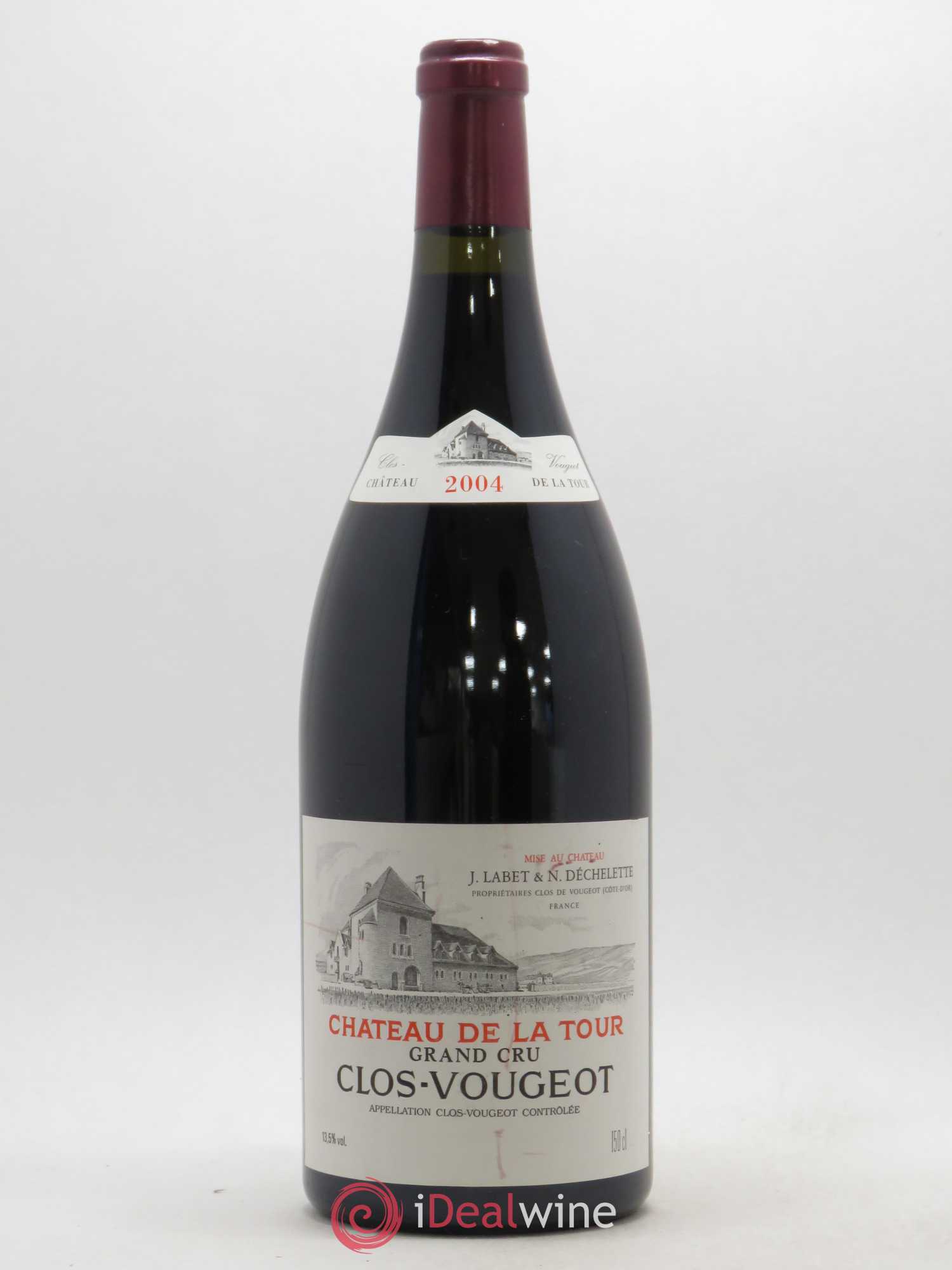 Clos de Vougeot Grand Cru Château de La Tour 2004 - Lot de 1 magnum - 0