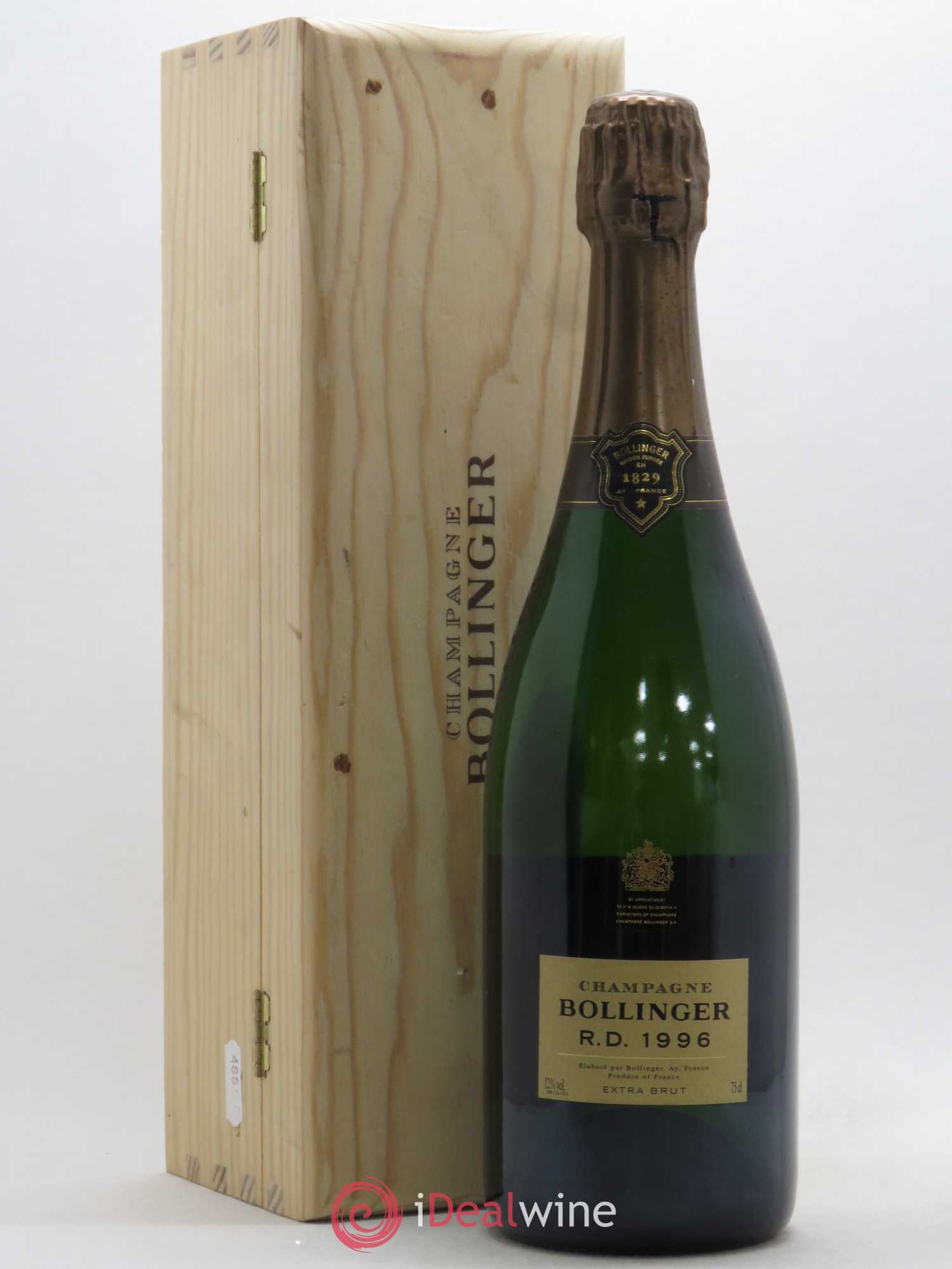 R.D. Extra-Brut Bollinger 1996 - Lot de 1 bouteille - 2