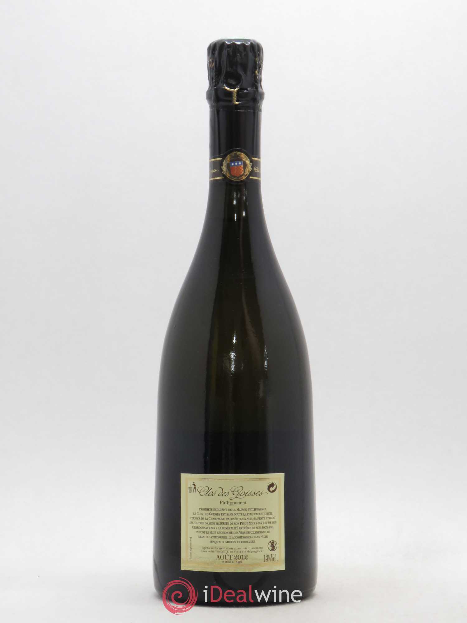Clos des Goisses Philipponnat 2003 - Lot de 1 bouteille - 1