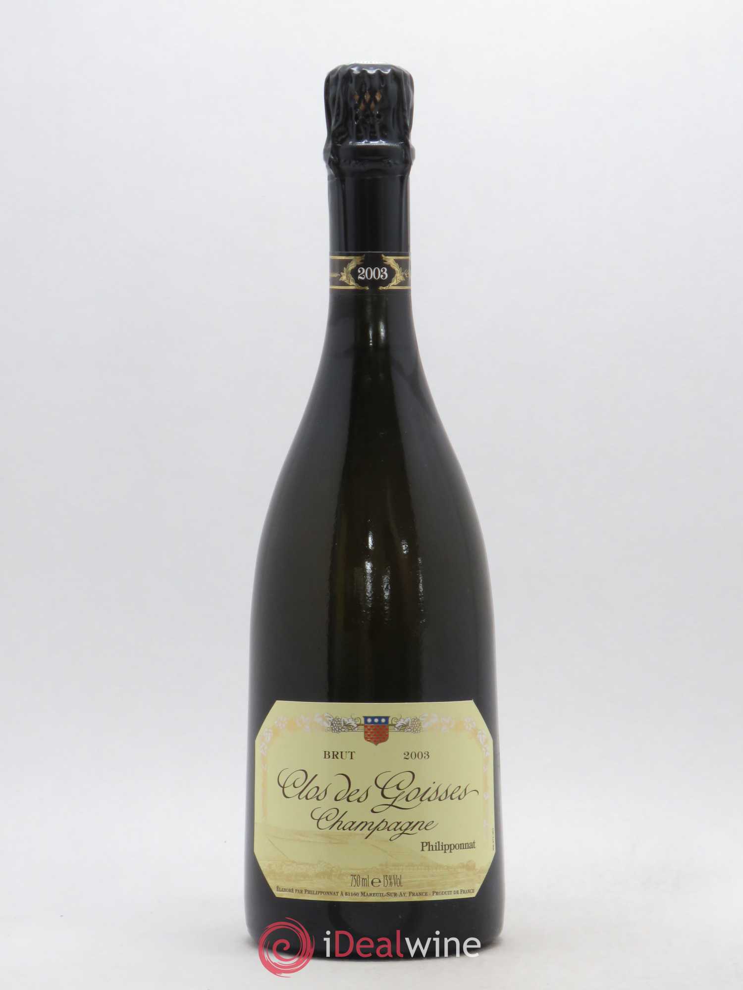 Clos des Goisses Philipponnat 2003 - Lot de 1 bouteille - 0