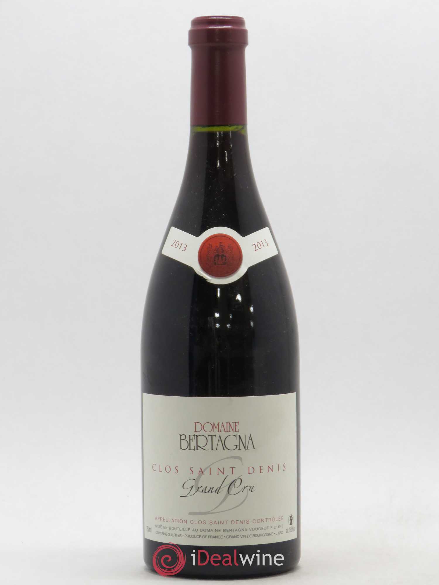 Clos Saint-Denis Grand Cru Bertagna 2013 - Lot de 1 bouteille - 0