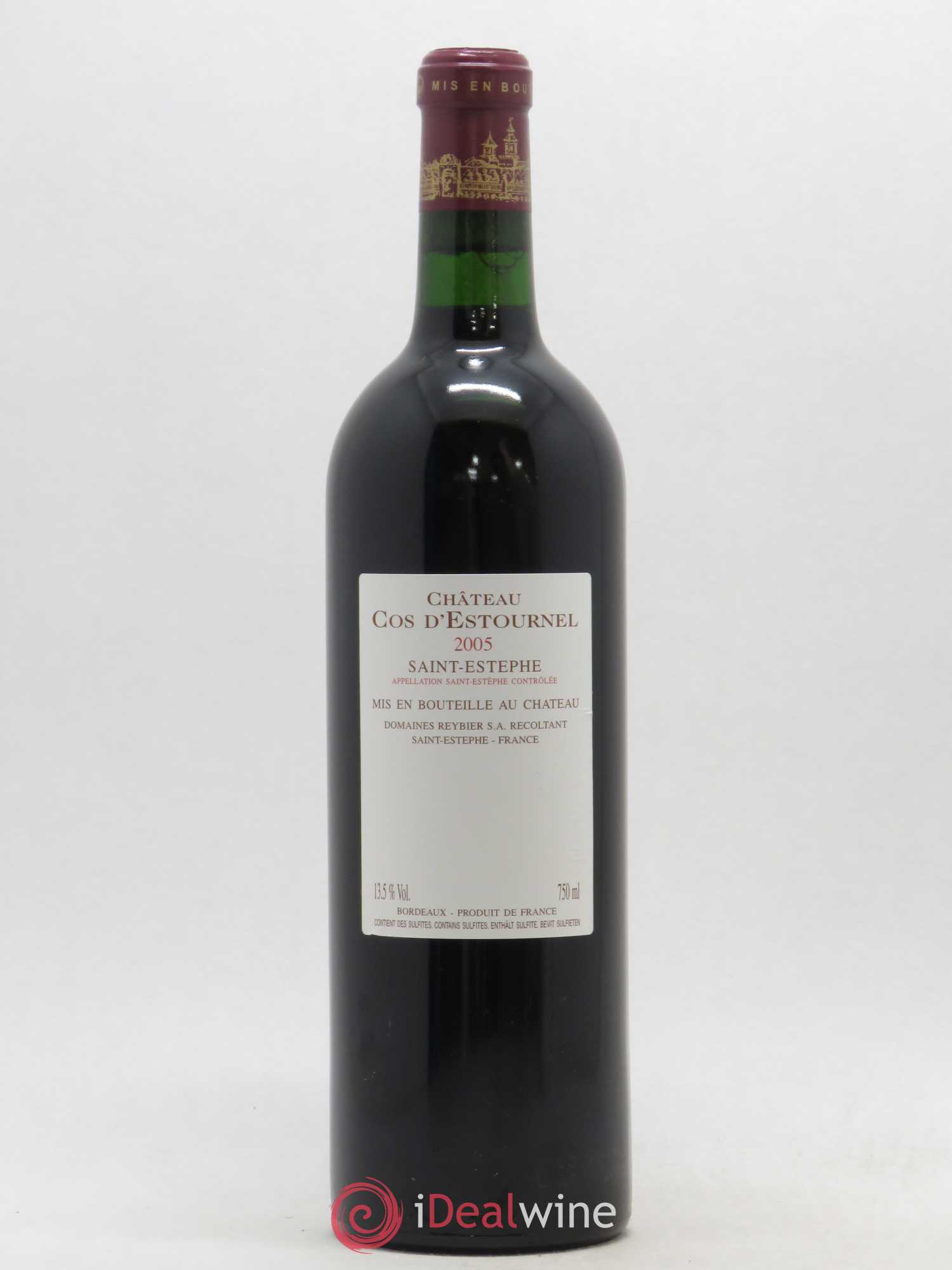 Cos d'Estournel 2ème Grand Cru Classé 2005 - Lot de 1 bouteille - 1