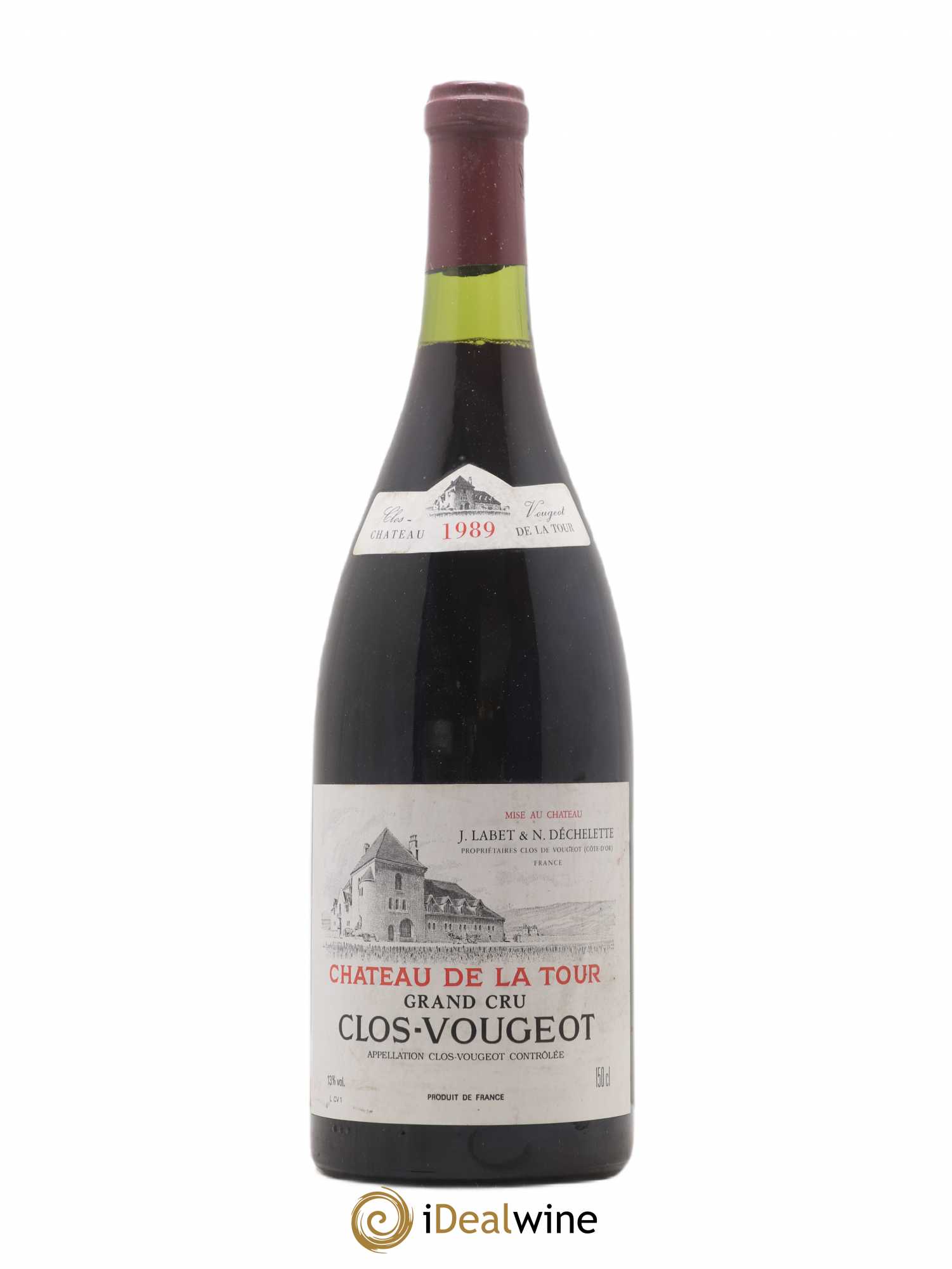 Clos de Vougeot Grand Cru Château de La Tour 1989 - Lot de 1 magnum - 0
