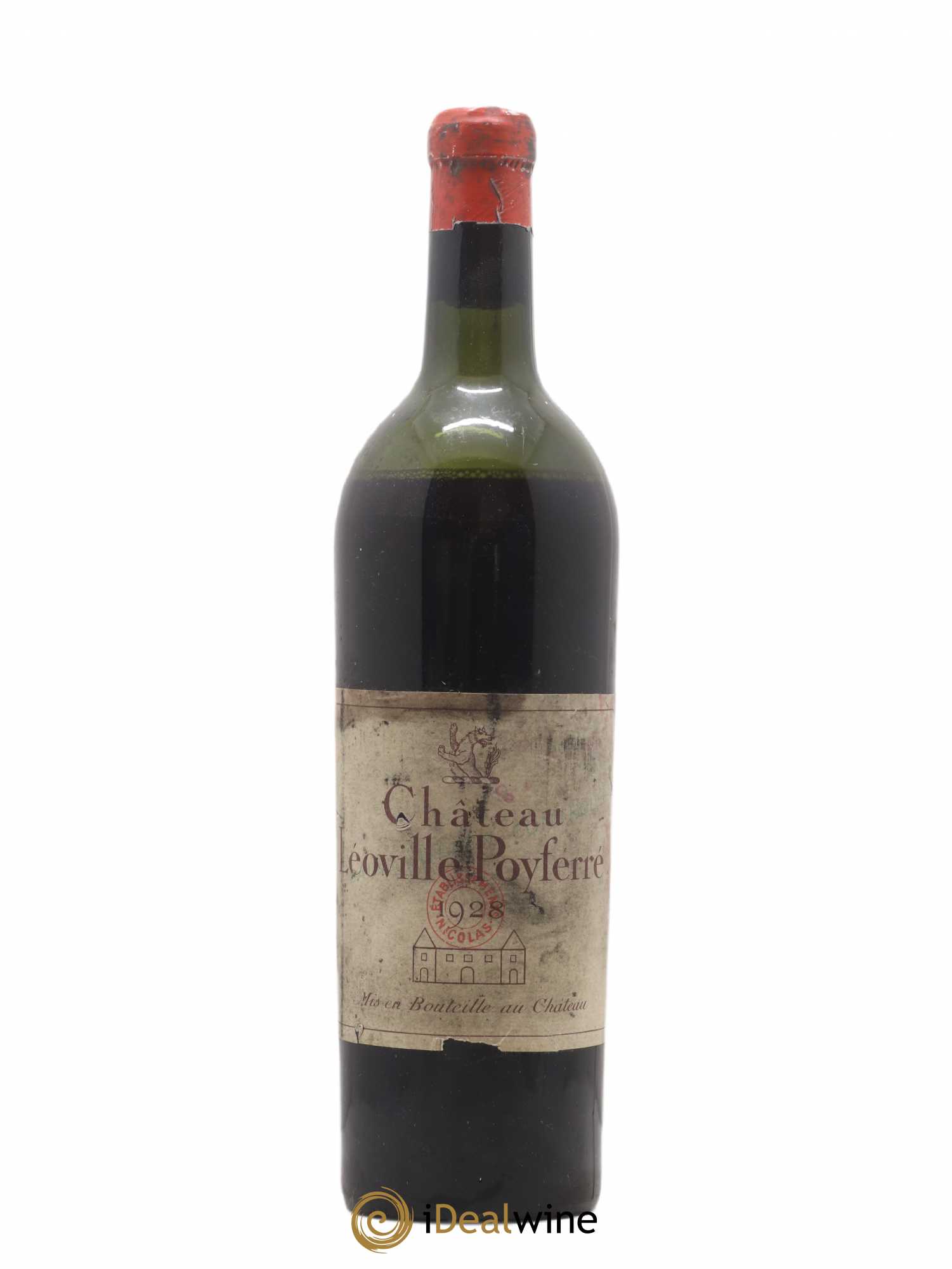 Château Léoville Poyferré 2ème Grand Cru Classé 1928 - Lot de 1 bouteille - 0