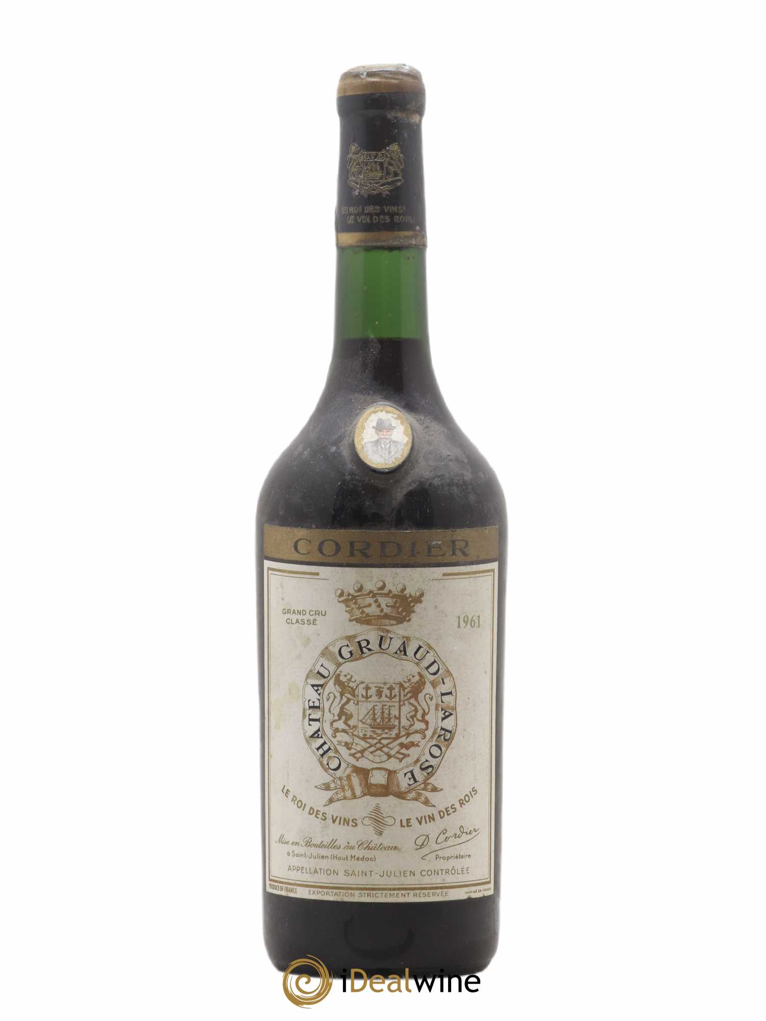 Château Gruaud Larose 2ème Grand Cru Classé 1961 - Lot de 1 bouteille - 0