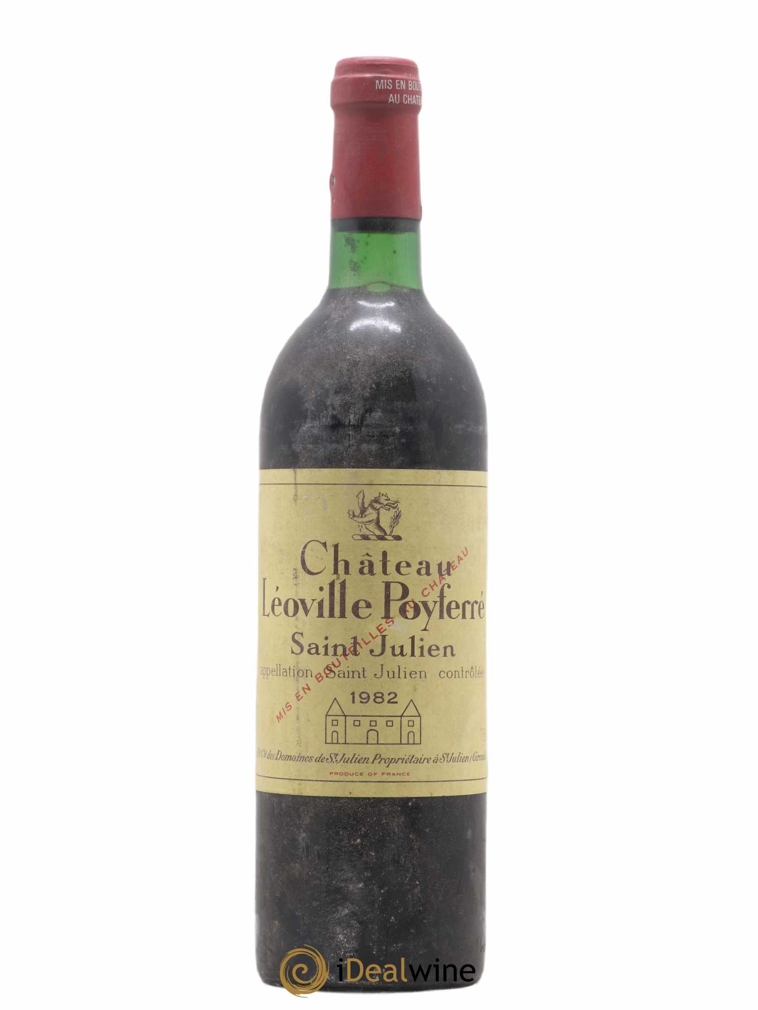 Château Léoville Poyferré 2ème Grand Cru Classé 1982 - Lot de 1 bouteille - 0