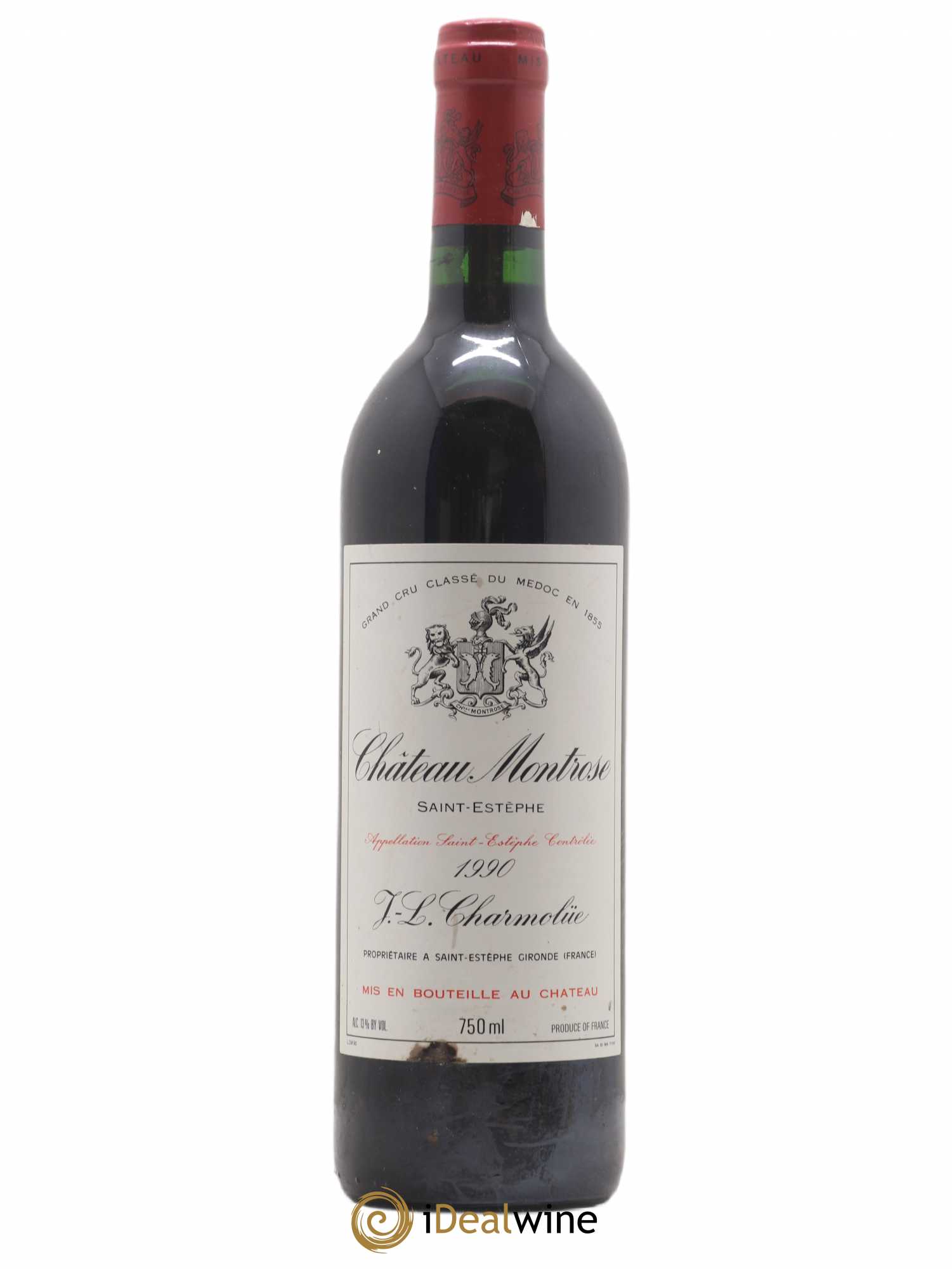 Château Montrose 2ème Grand Cru Classé 1990 - Lot de 1 bouteille - 0