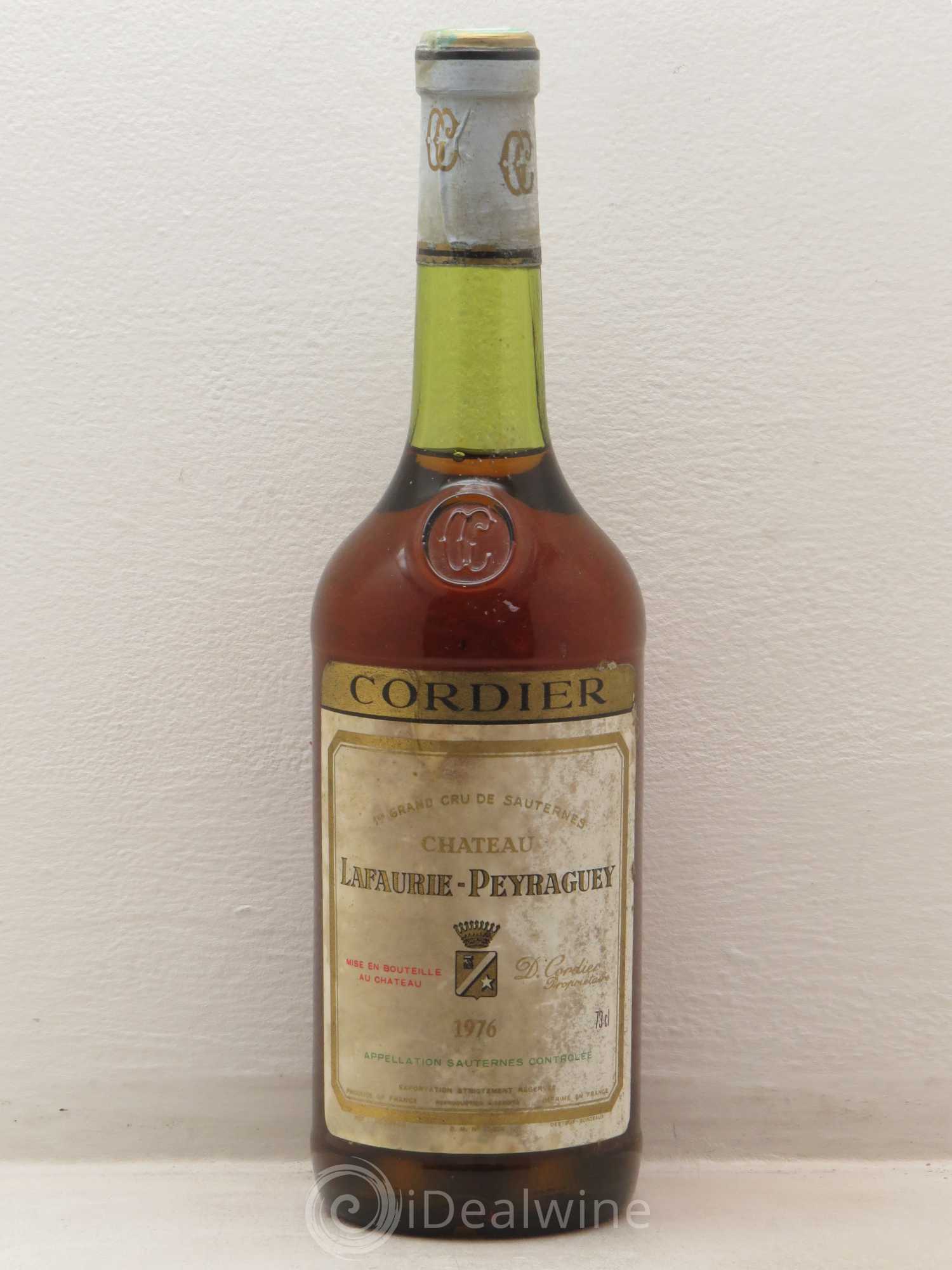 Château Lafaurie-Peyraguey 1er Grand Cru Classé 1976 - Lot de 1 bouteille - 0