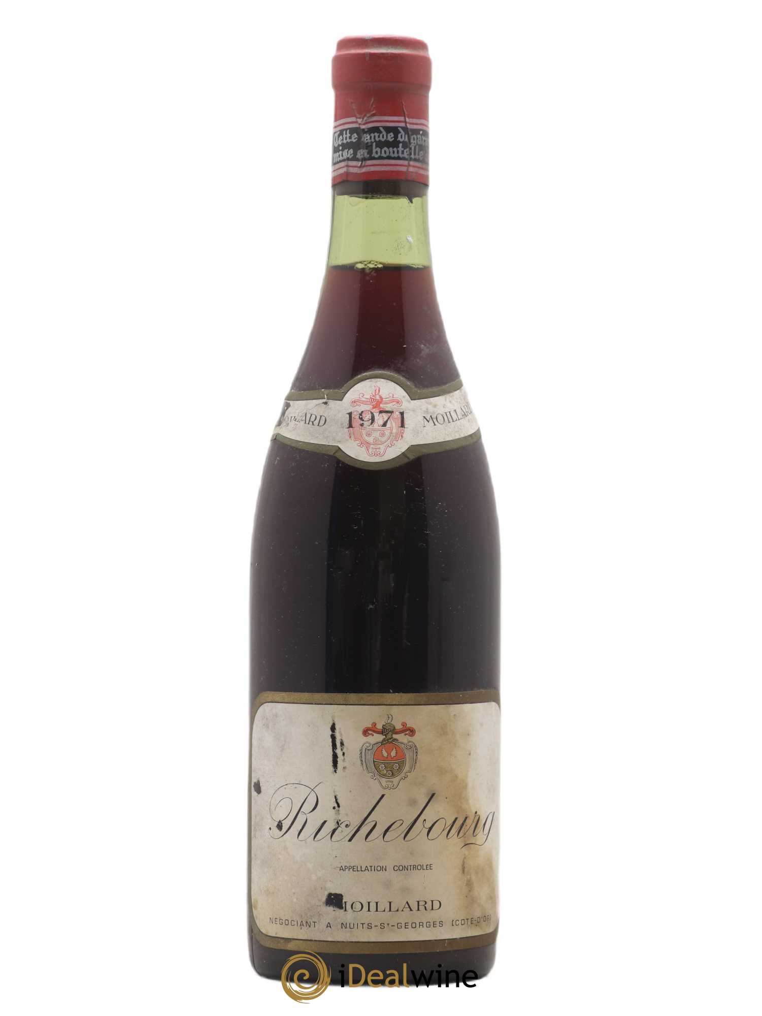 Richebourg Grand Cru Moillard 1971 - Lot de 1 bouteille - 0