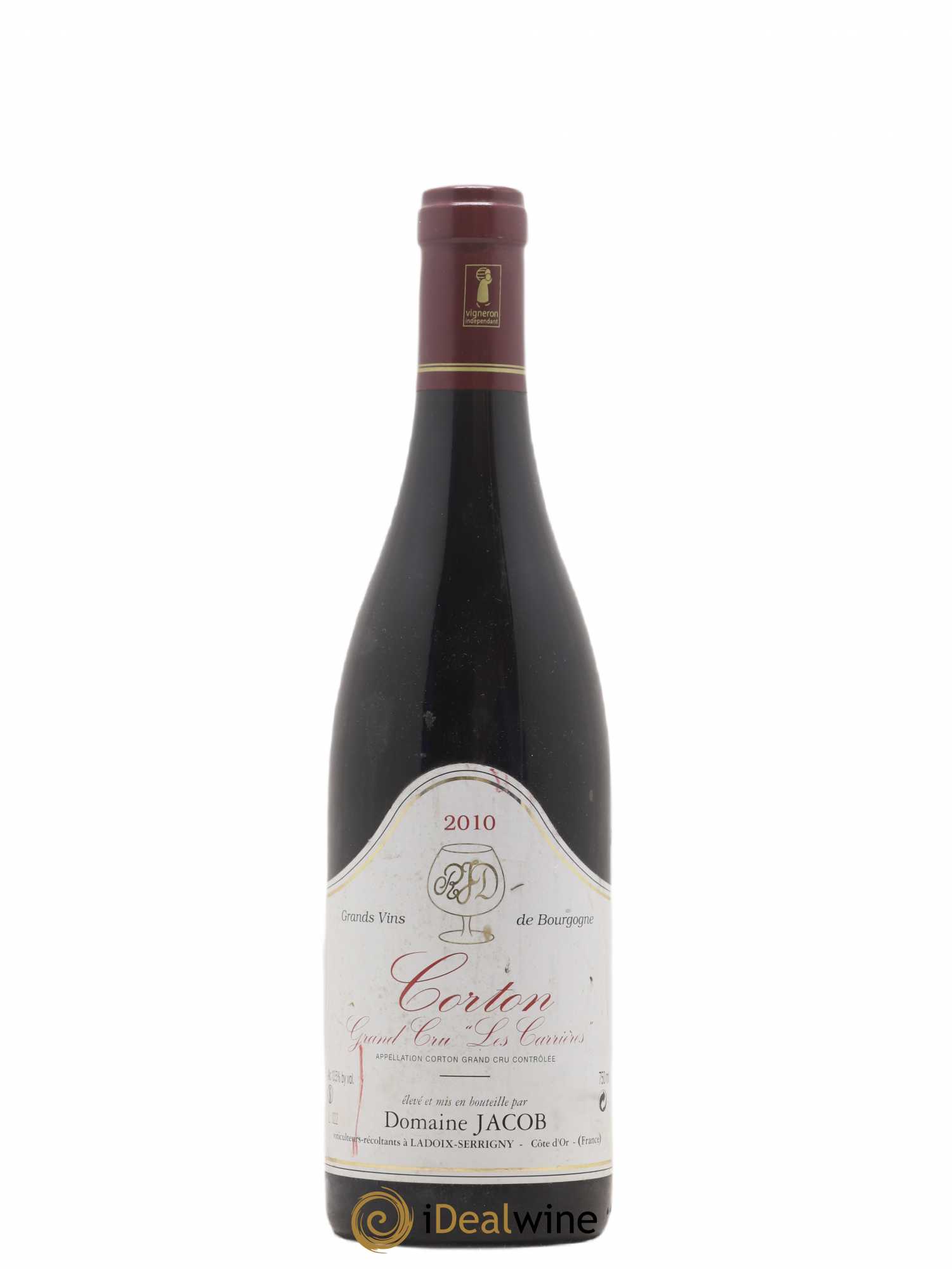 Corton Grand Cru Les Carrières Jacob 2010 - Posten von 1 Flasche - 0