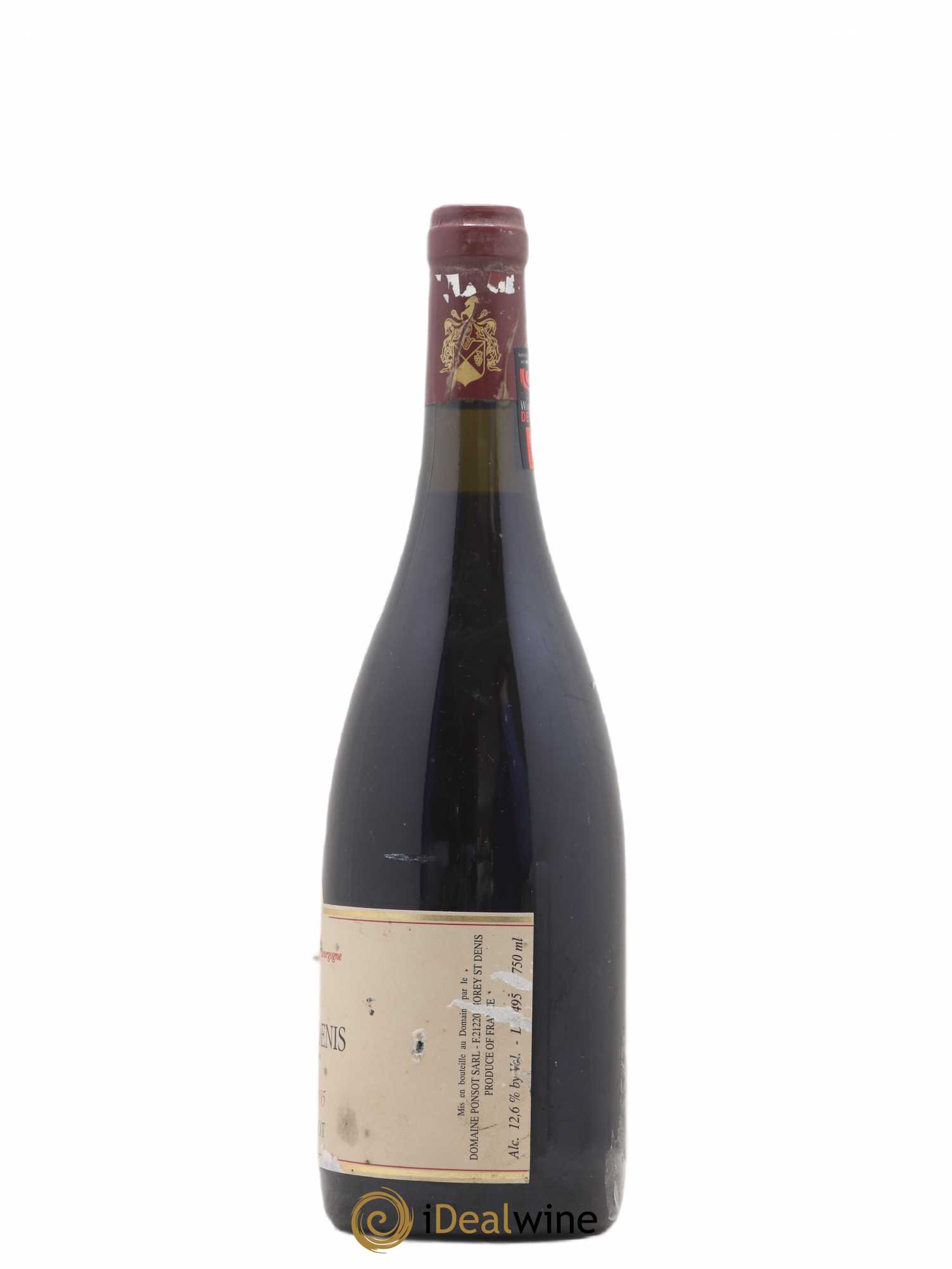 Clos Saint-Denis Grand Cru Vieilles Vignes Ponsot (Domaine) 1995 - Lot de 1 bouteille - 1