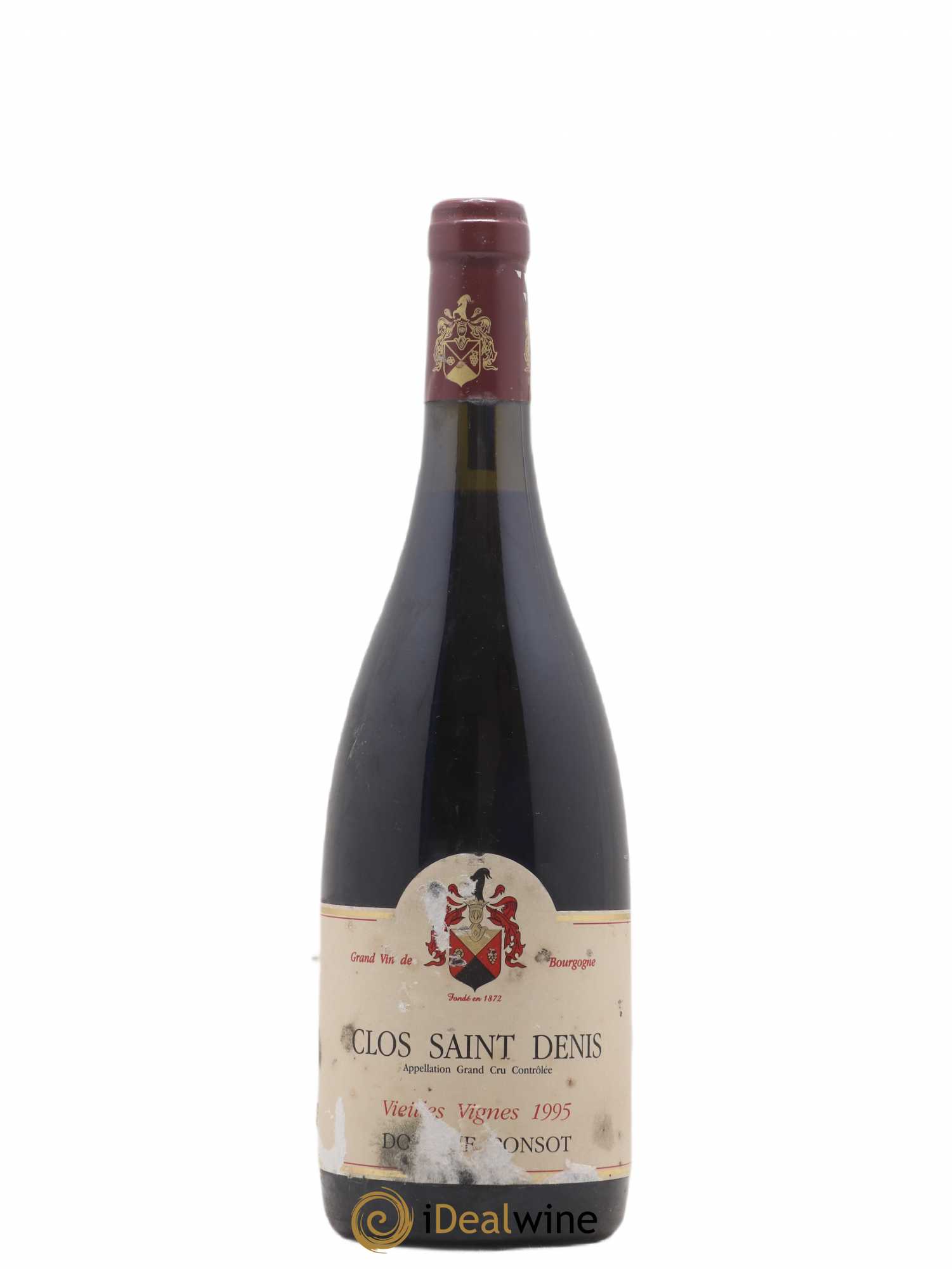 Clos Saint-Denis Grand Cru Vieilles Vignes Ponsot (Domaine) 1995 - Lot de 1 bouteille - 0