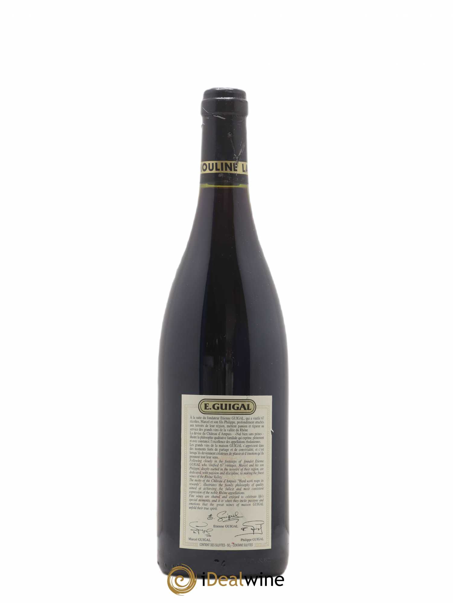 Côte-Rôtie La Mouline Guigal 2002 - Lot de 1 bouteille - 1
