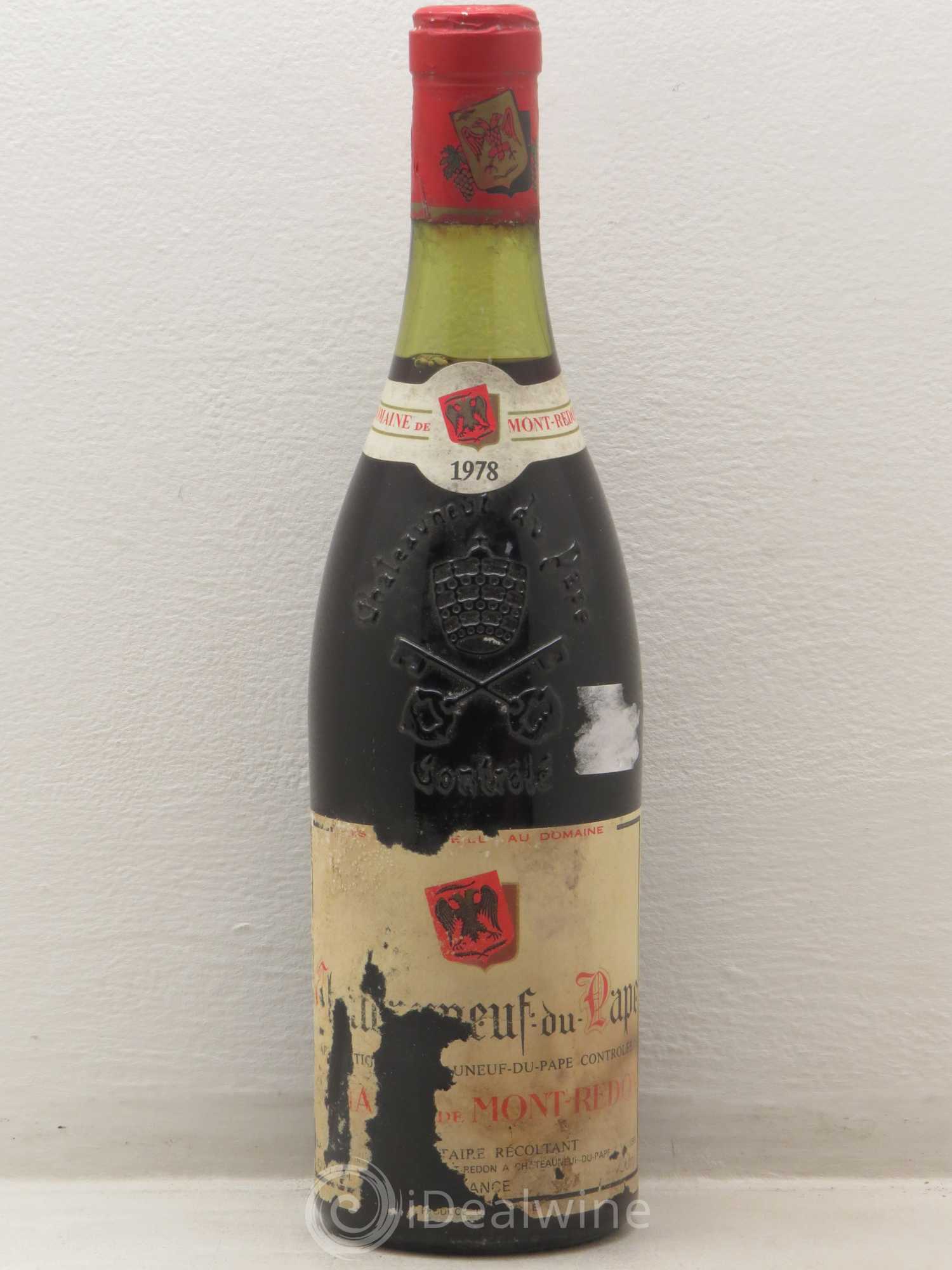 Châteauneuf-du-Pape Château Mont-Redon Famille Abeille-Fabre 1978 - Lot de 1 bouteille - 0