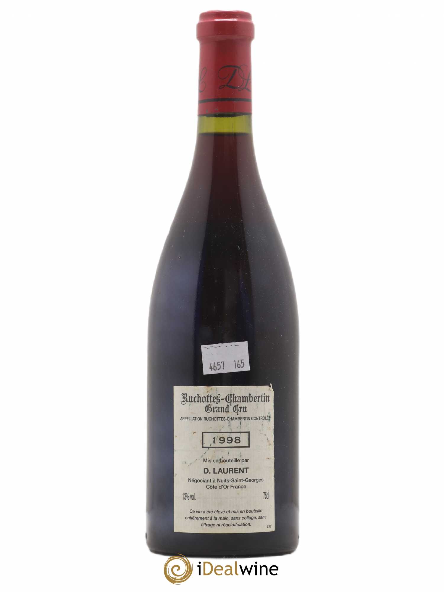 Ruchottes-Chambertin Grand Cru Dominique Laurent 1998 - Lot de 1 bouteille - 1