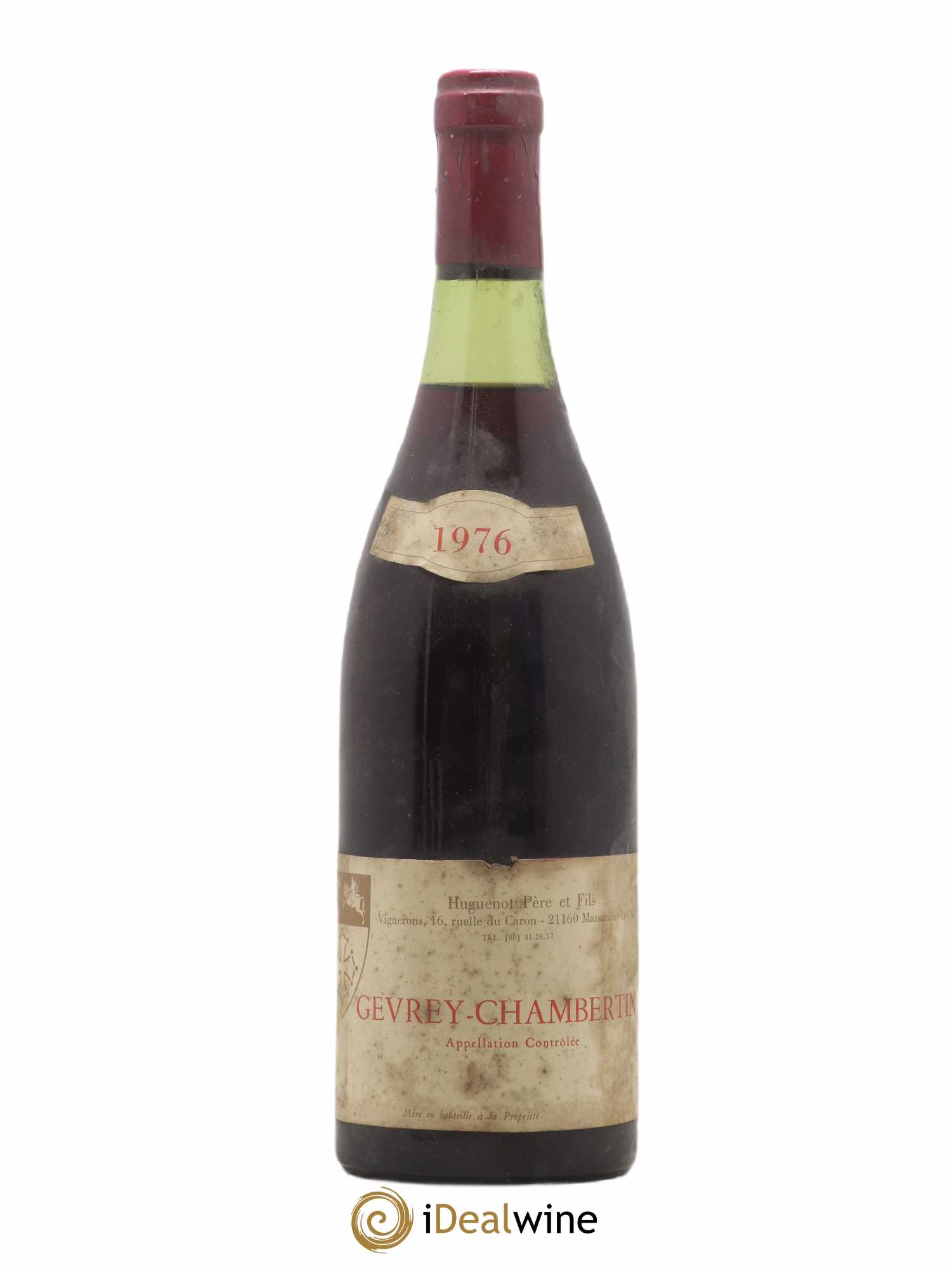 Gevrey-Chambertin Domaine Huguenot 1976 - Lot de 1 bouteille - 0