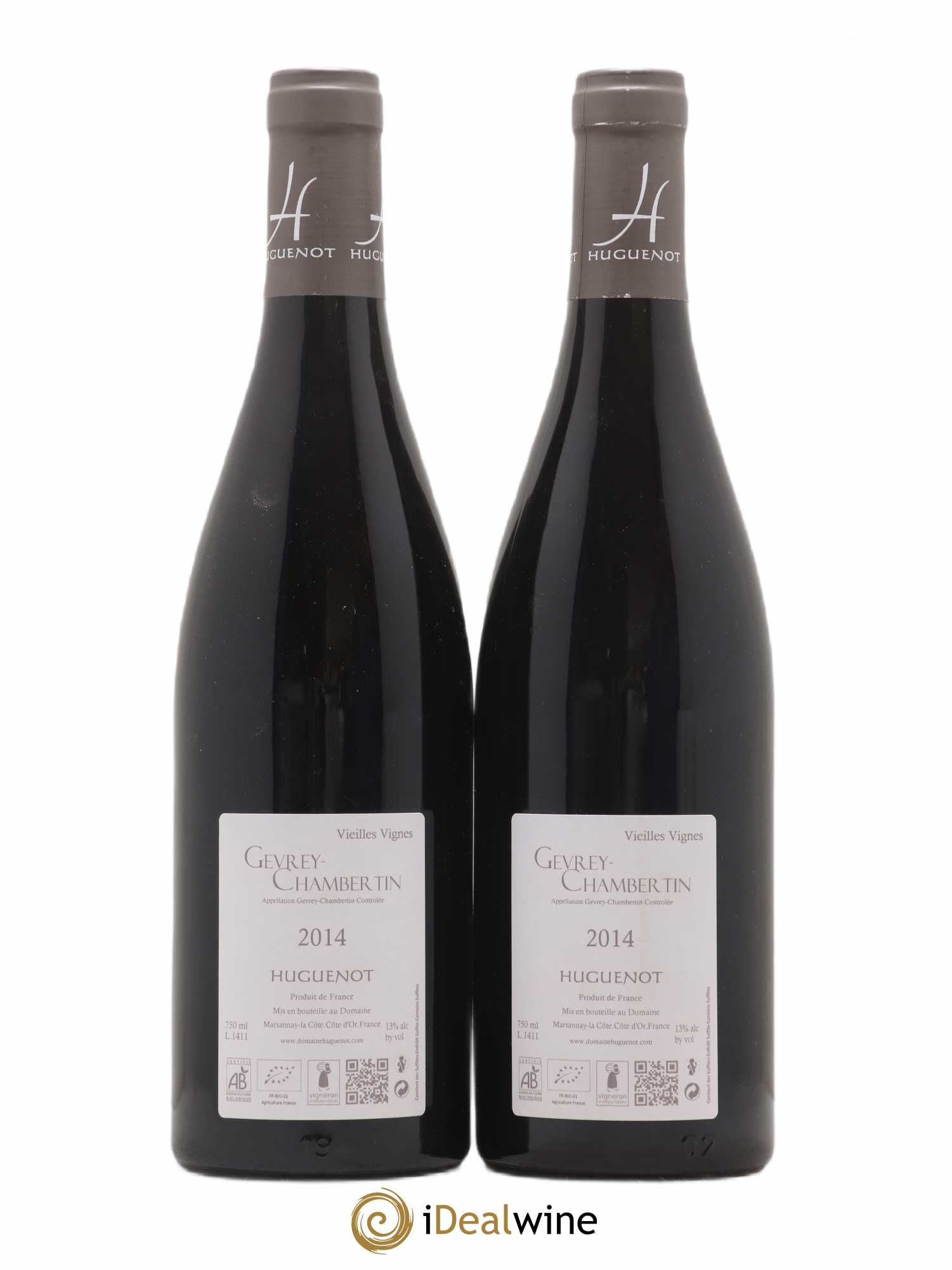 Gevrey-Chambertin Vieilles Vignes Domaine Huguenot 2014 - Lot de 2 bouteilles - 1