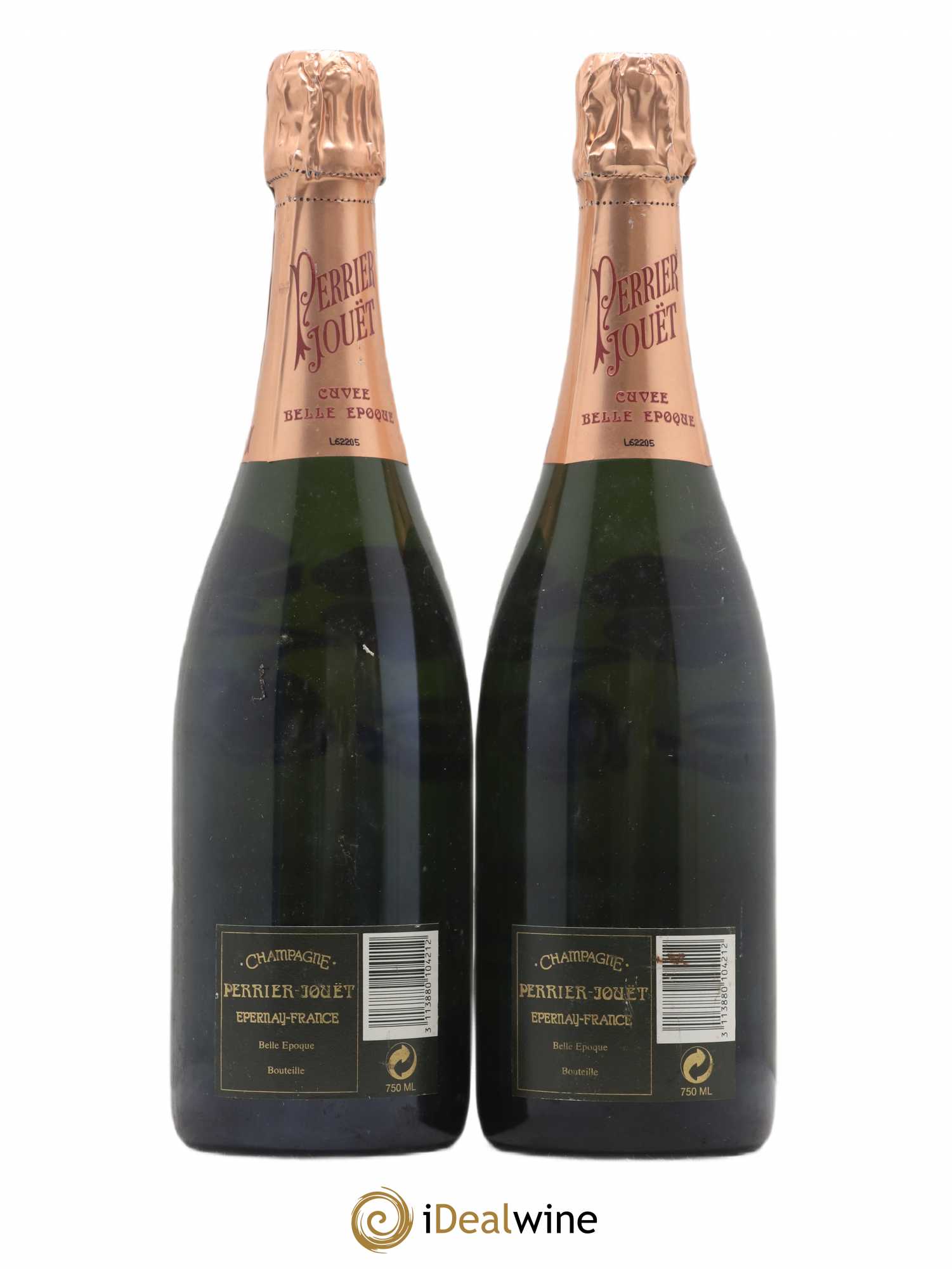 Cuvée Belle Epoque Brut Perrier-Jouët 1989 - Lot de 2 bouteilles - 1