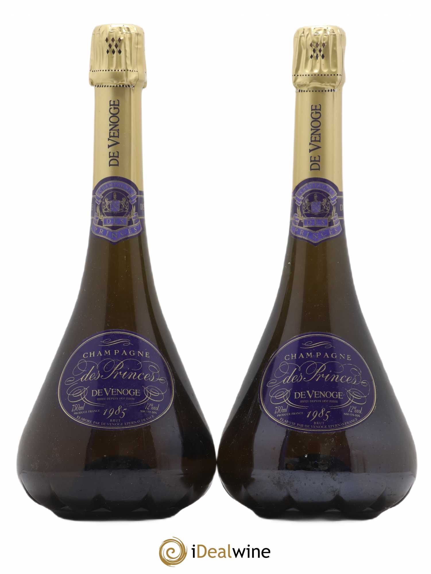 Cuvée des Princes De Venoge 1985 - Lot de 2 bouteilles - 0