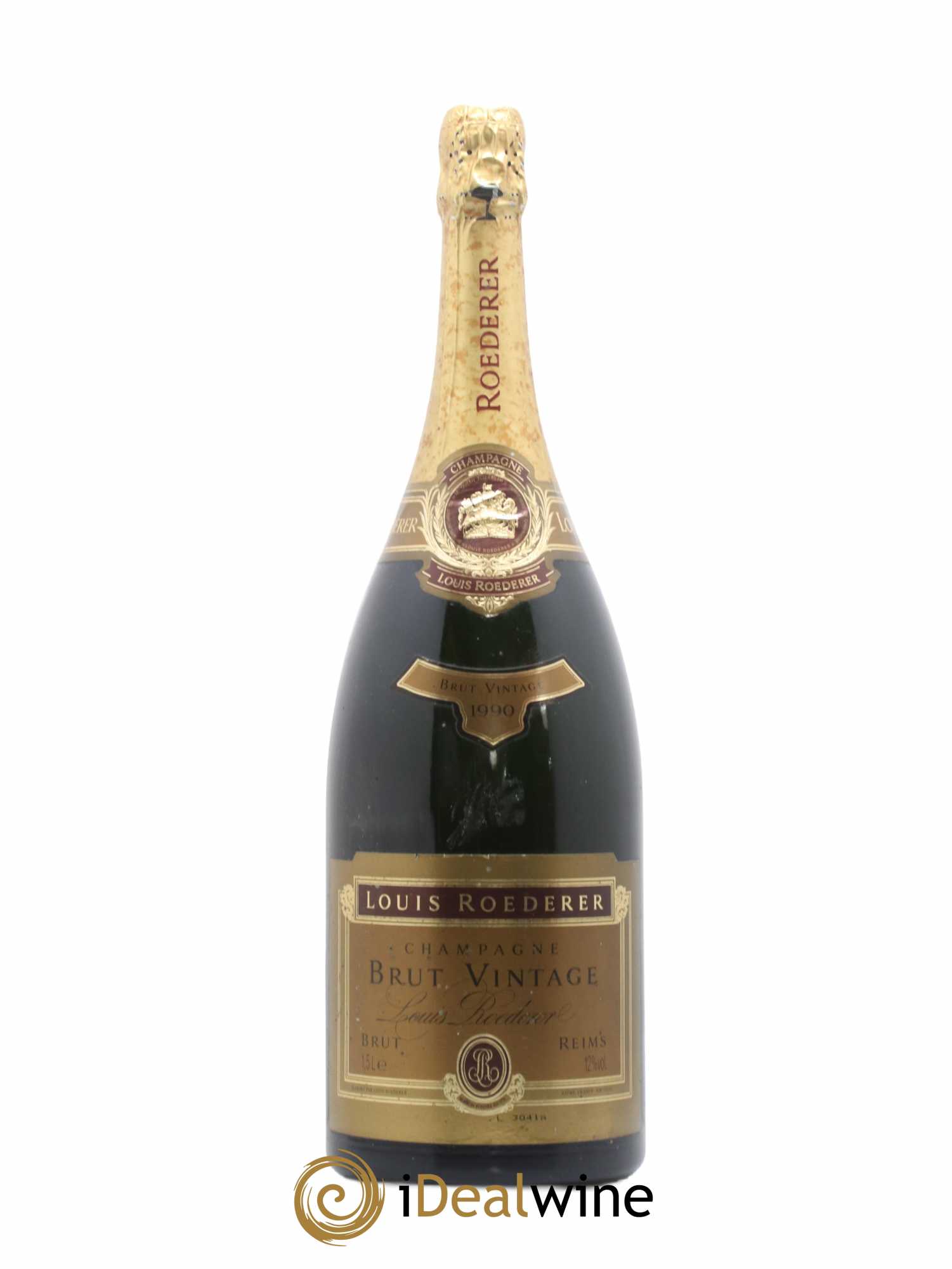 Millésimé Brut Louis Roederer 1990 - Posten von 1 Magnum - 0