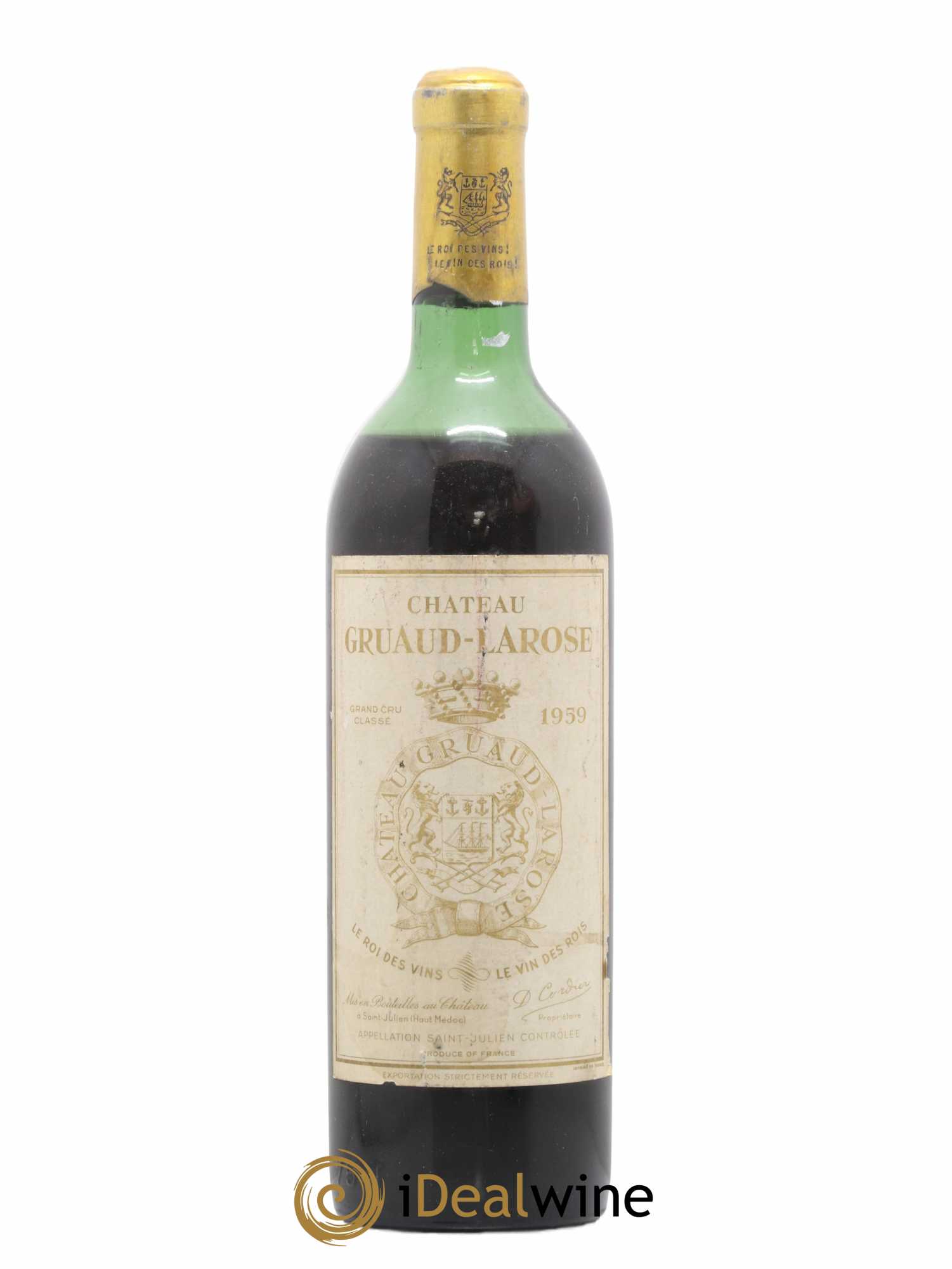 Château Gruaud Larose 2ème Grand Cru Classé 1959 - Lot de 1 bouteille - 0