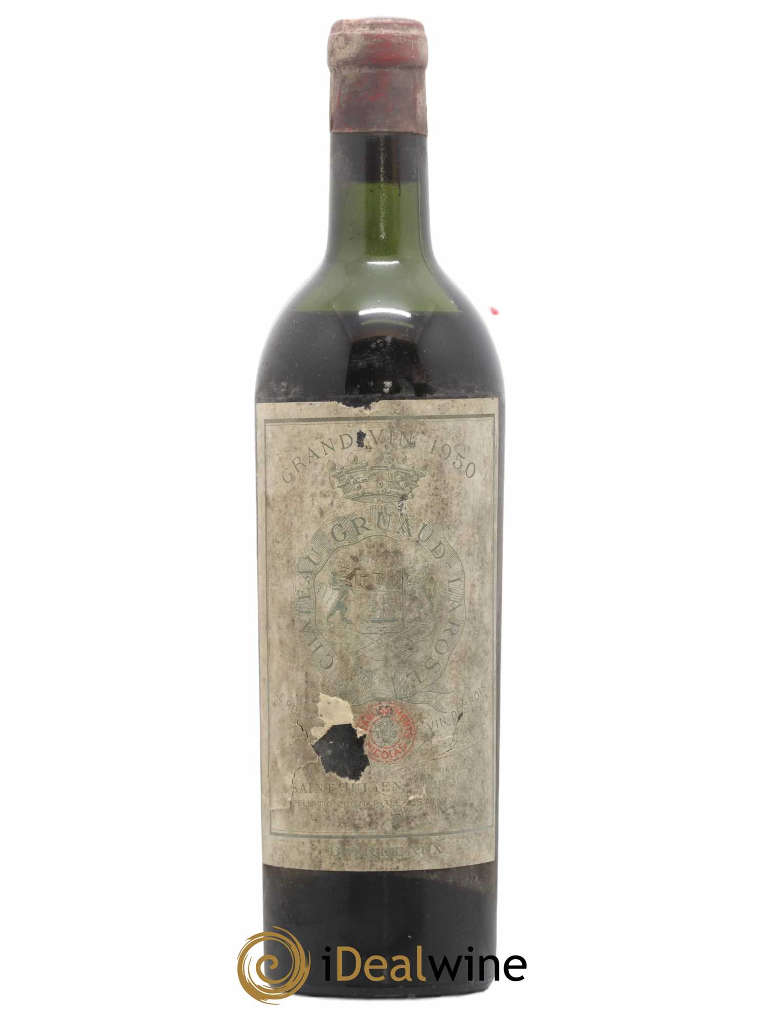 Château Gruaud Larose 2ème Grand Cru Classé 1950 - Lot de 1 bouteille - 0