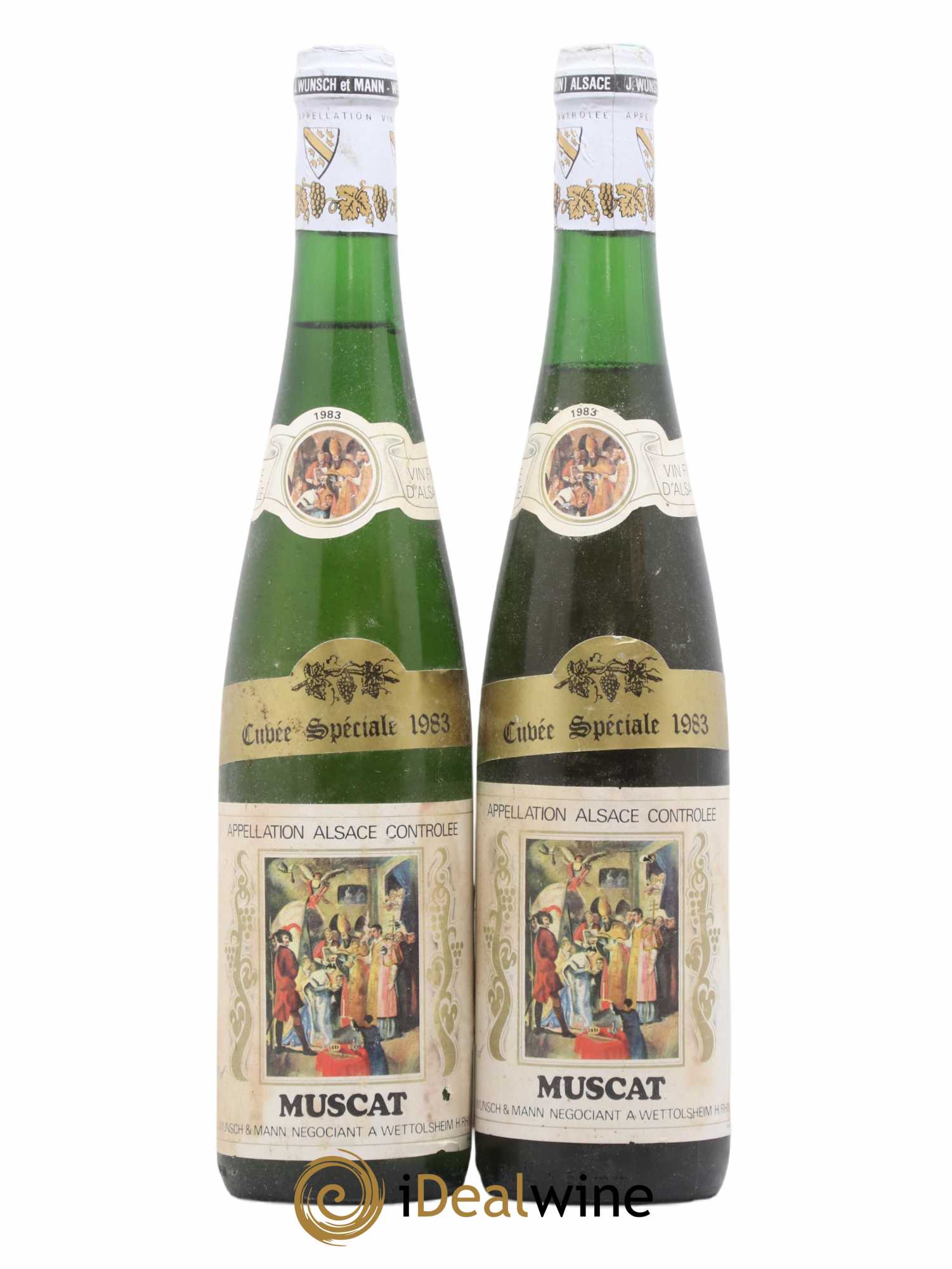 Muscat Cuvée Spéciale Wunsch et Mann 1983 - Posten von 2 Flaschen - 0
