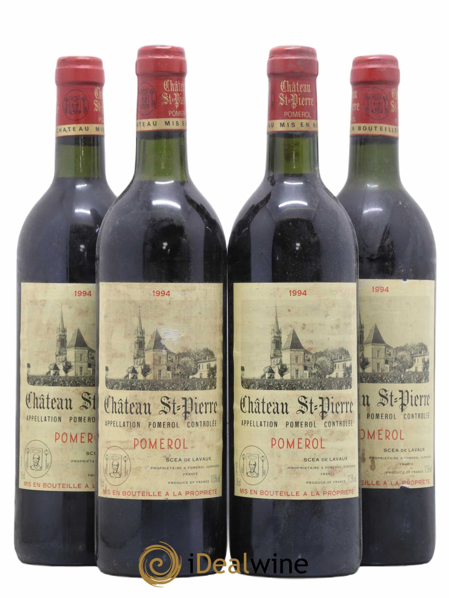 Château Saint-Pierre 1994 - Lot de 4 bouteilles - 0
