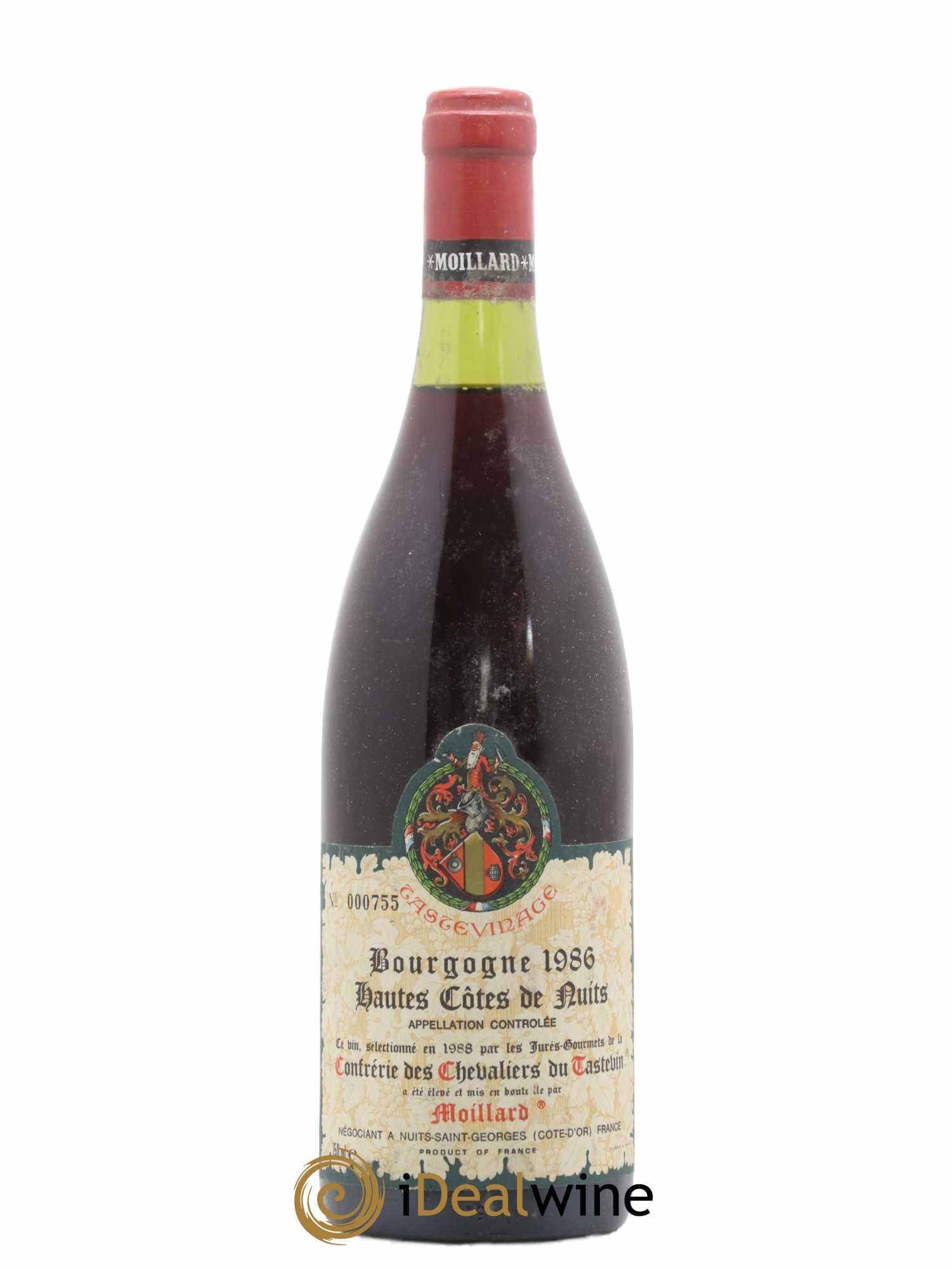 Hautes-Côtes de Nuits Moillard Tastevinage 1986 - Lot de 1 bouteille - 0