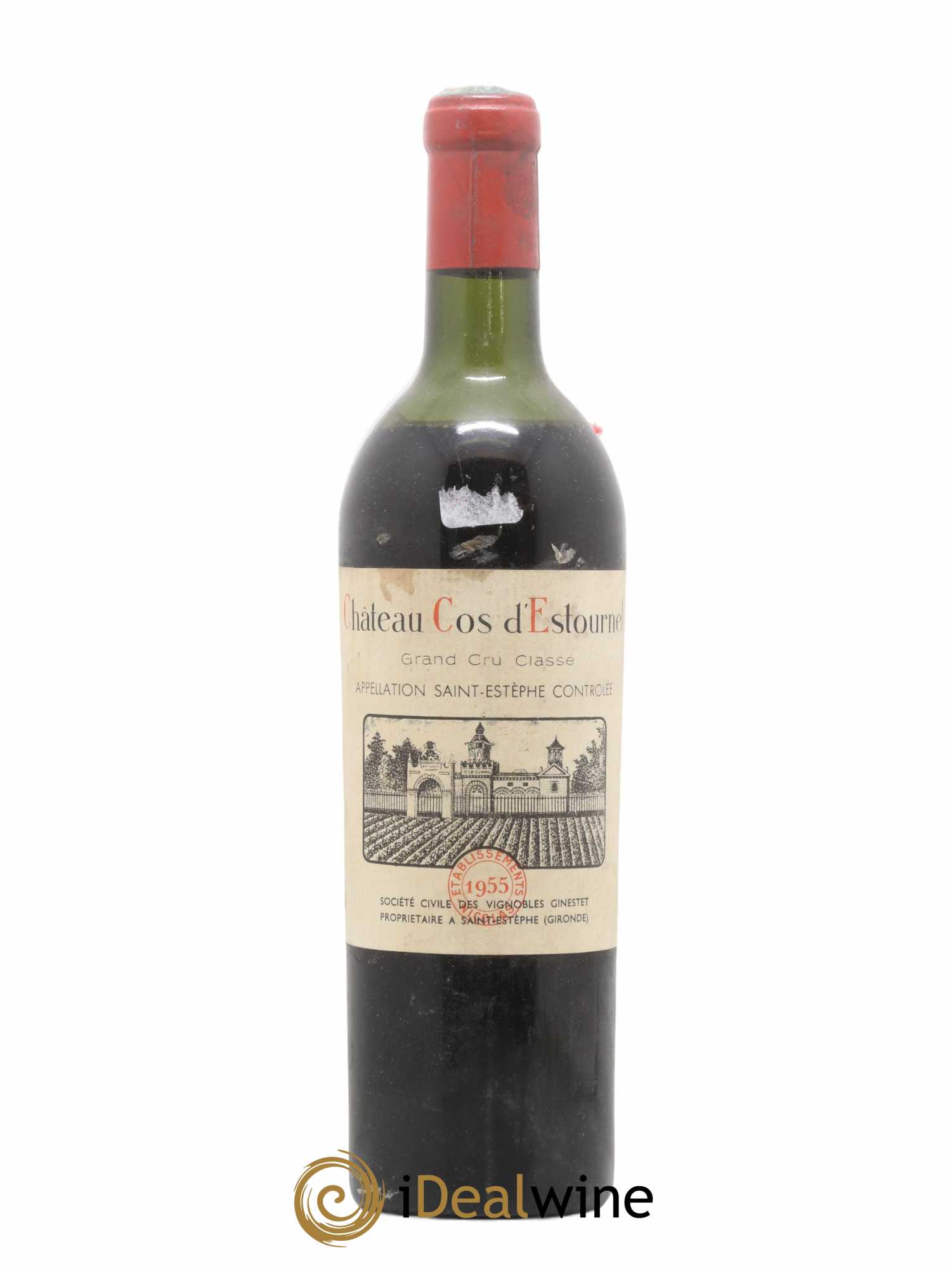 Cos d'Estournel 2ème Grand Cru Classé 1955 - Lot de 1 bouteille - 0