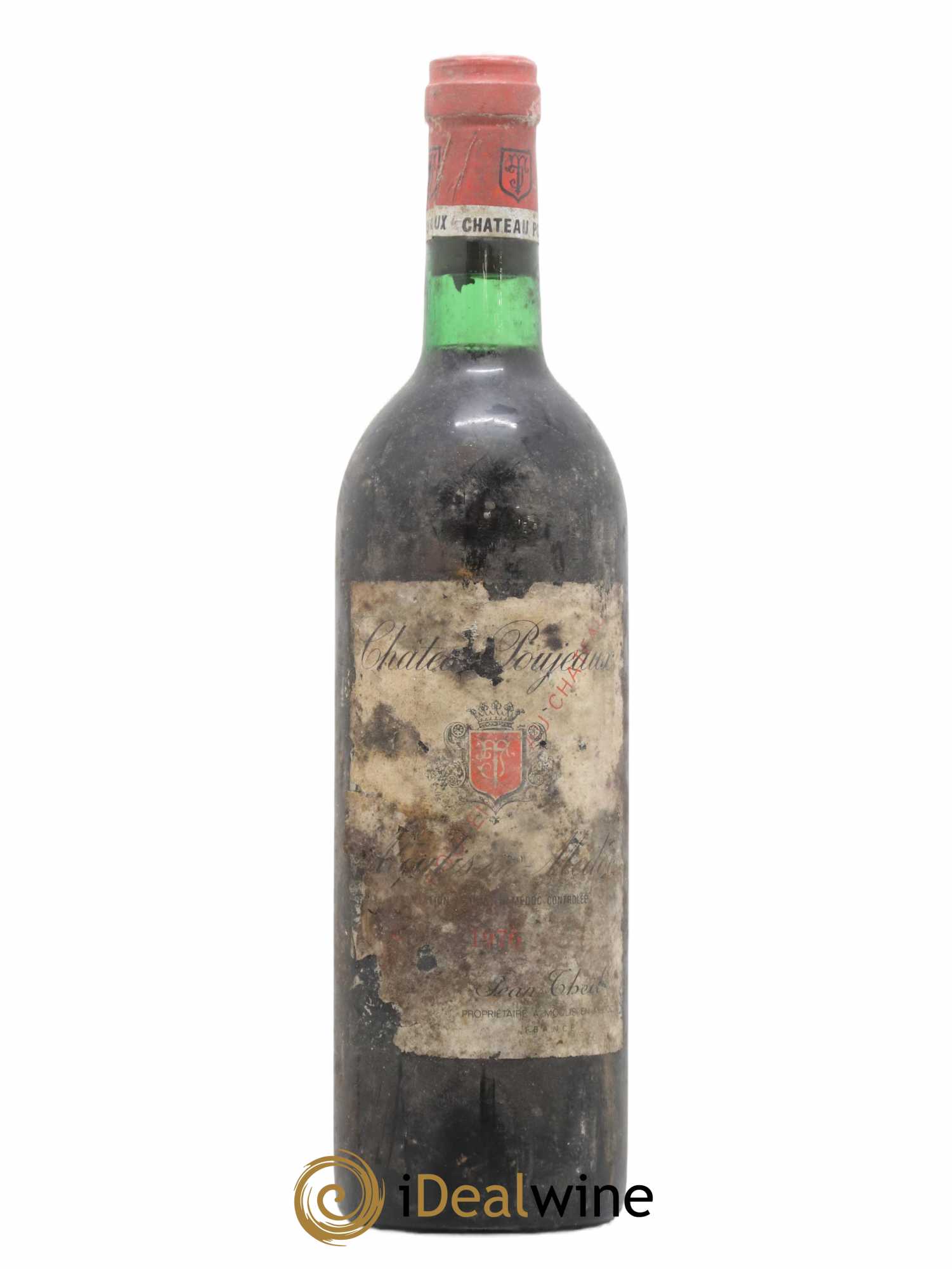 Château Poujeaux 1976 - Lot de 1 bouteille - 0