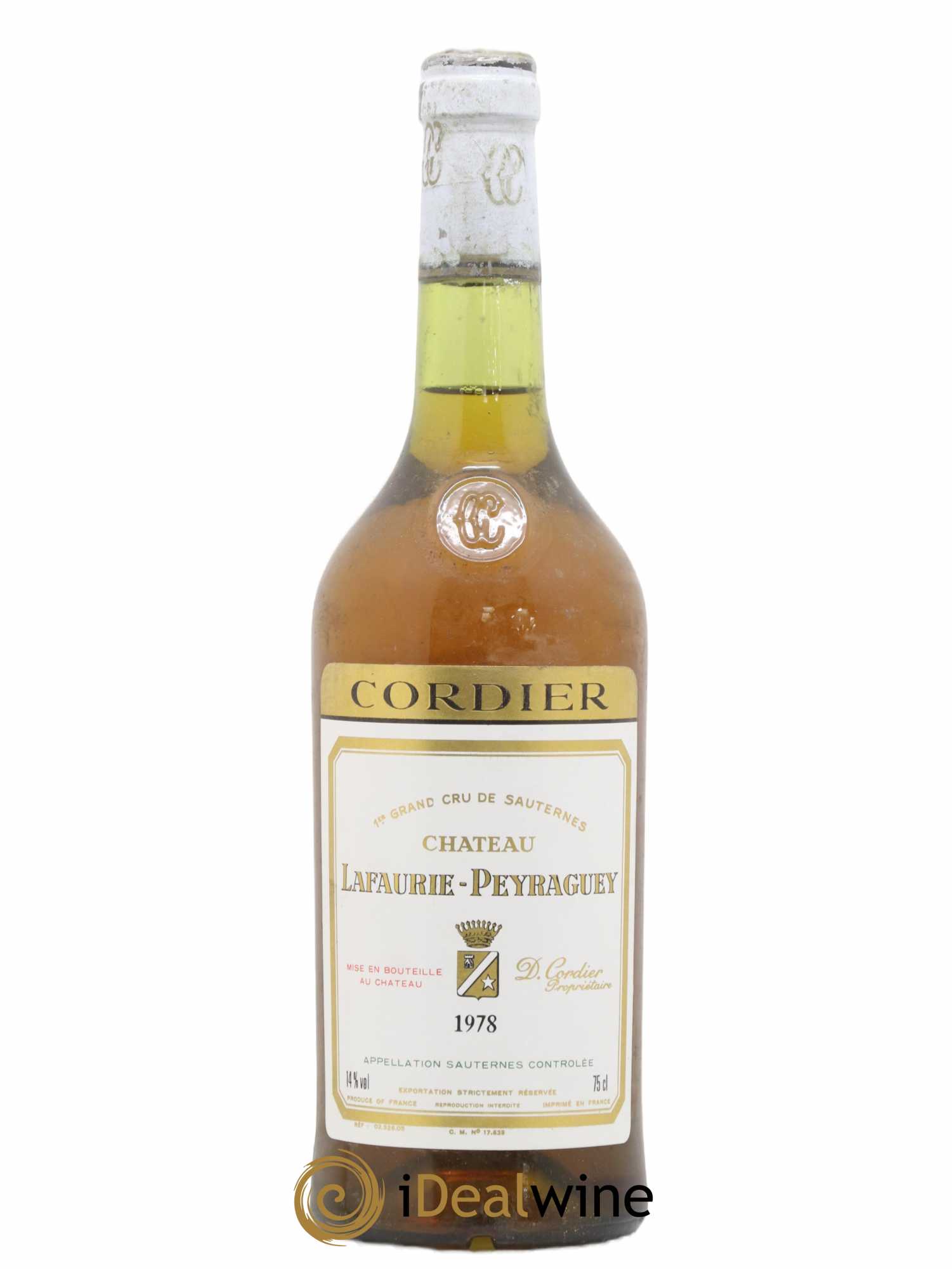 Château Lafaurie-Peyraguey 1er Grand Cru Classé 1978 - Lotto di 1 bottiglia - 0