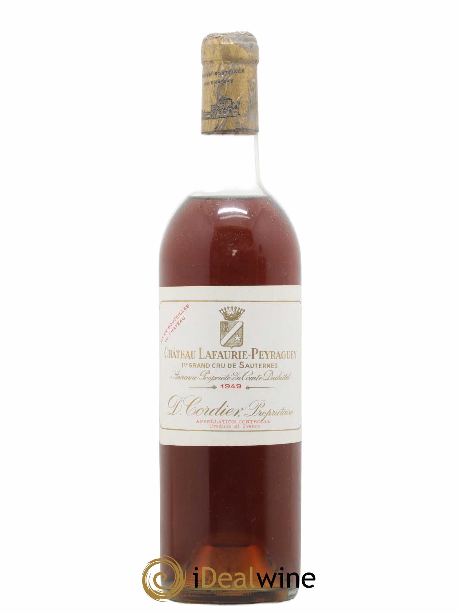 Château Lafaurie-Peyraguey 1er Grand Cru Classé 1949 - Lotto di 1 bottiglia - 0