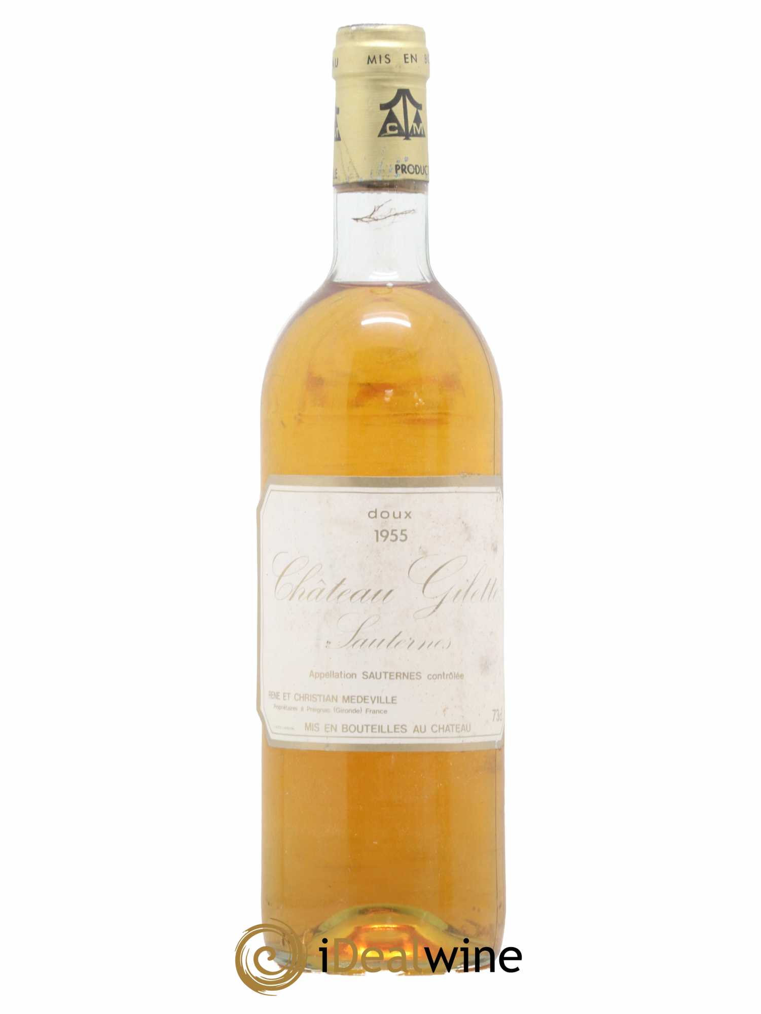 Château Gilette 1955 - Lotto di 1 bottiglia - 0