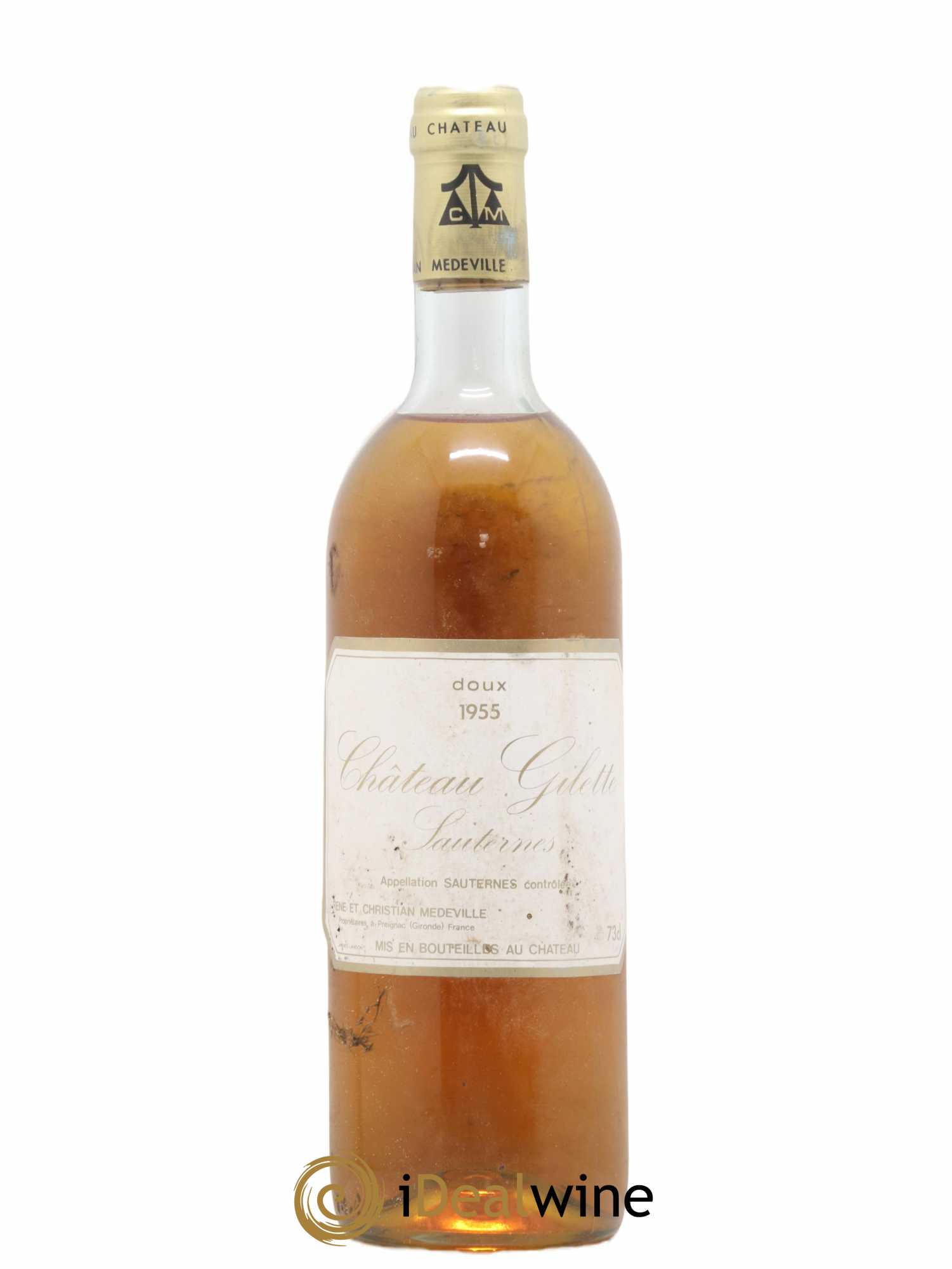 Château Gilette 1955 - Lotto di 1 bottiglia - 0