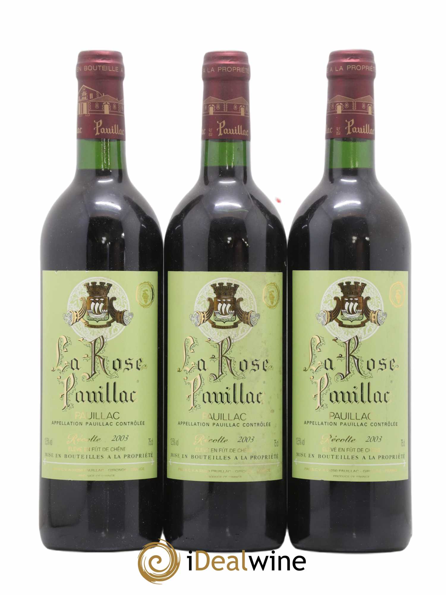 La Rose Pauillac 2003 - Lot of 6 bottles - 2