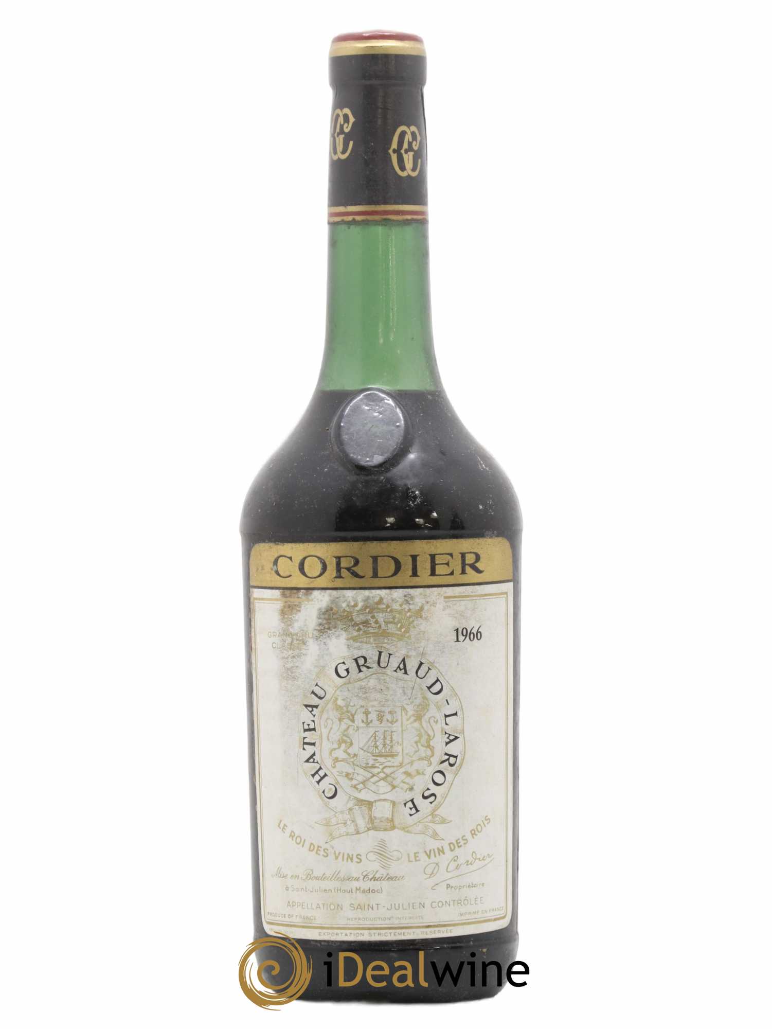 Château Gruaud Larose 2ème Grand Cru Classé 1966 - Lot de 1 bouteille - 0