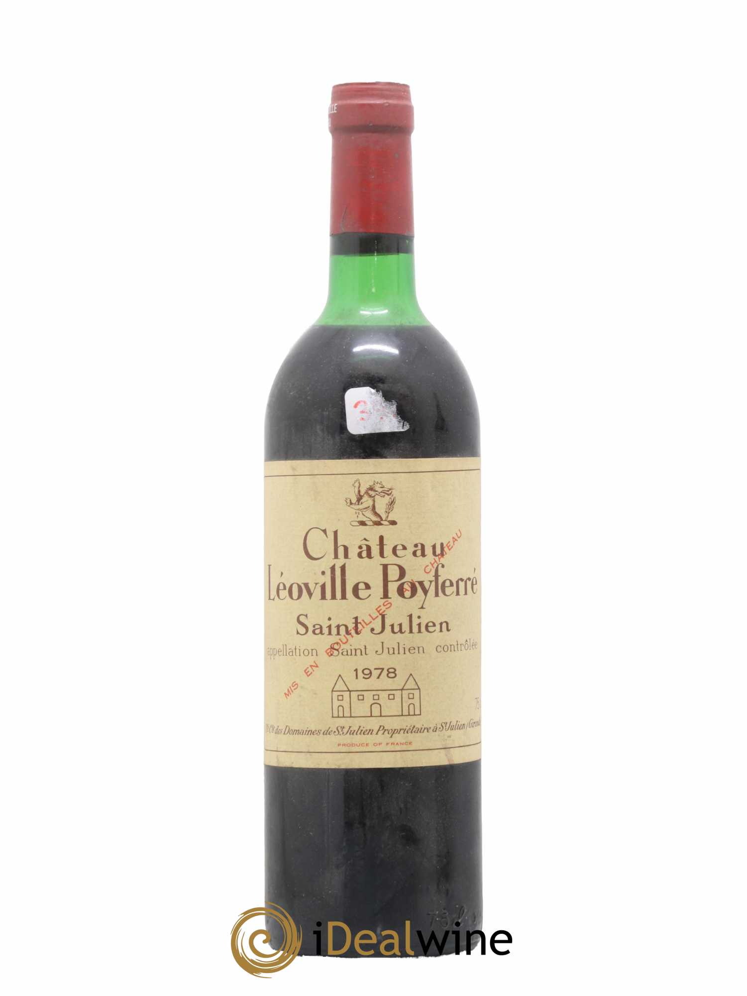 Château Léoville Poyferré 2ème Grand Cru Classé 1978 - Lot de 1 bouteille - 0