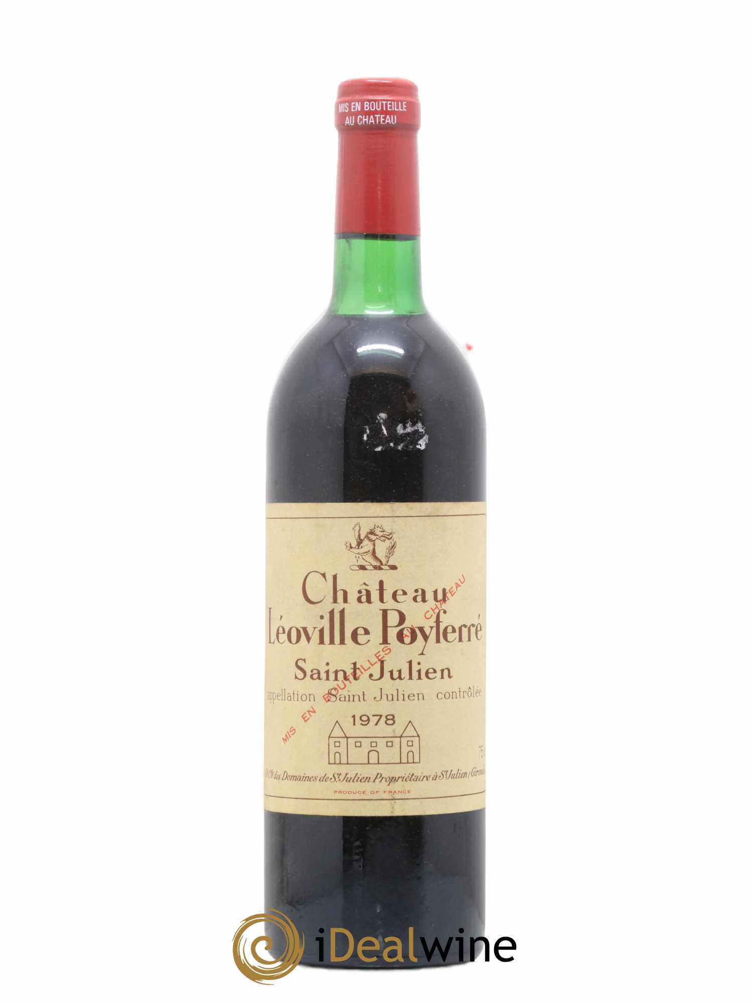 Château Léoville Poyferré 2ème Grand Cru Classé 1978 - Lot de 1 bouteille - 0