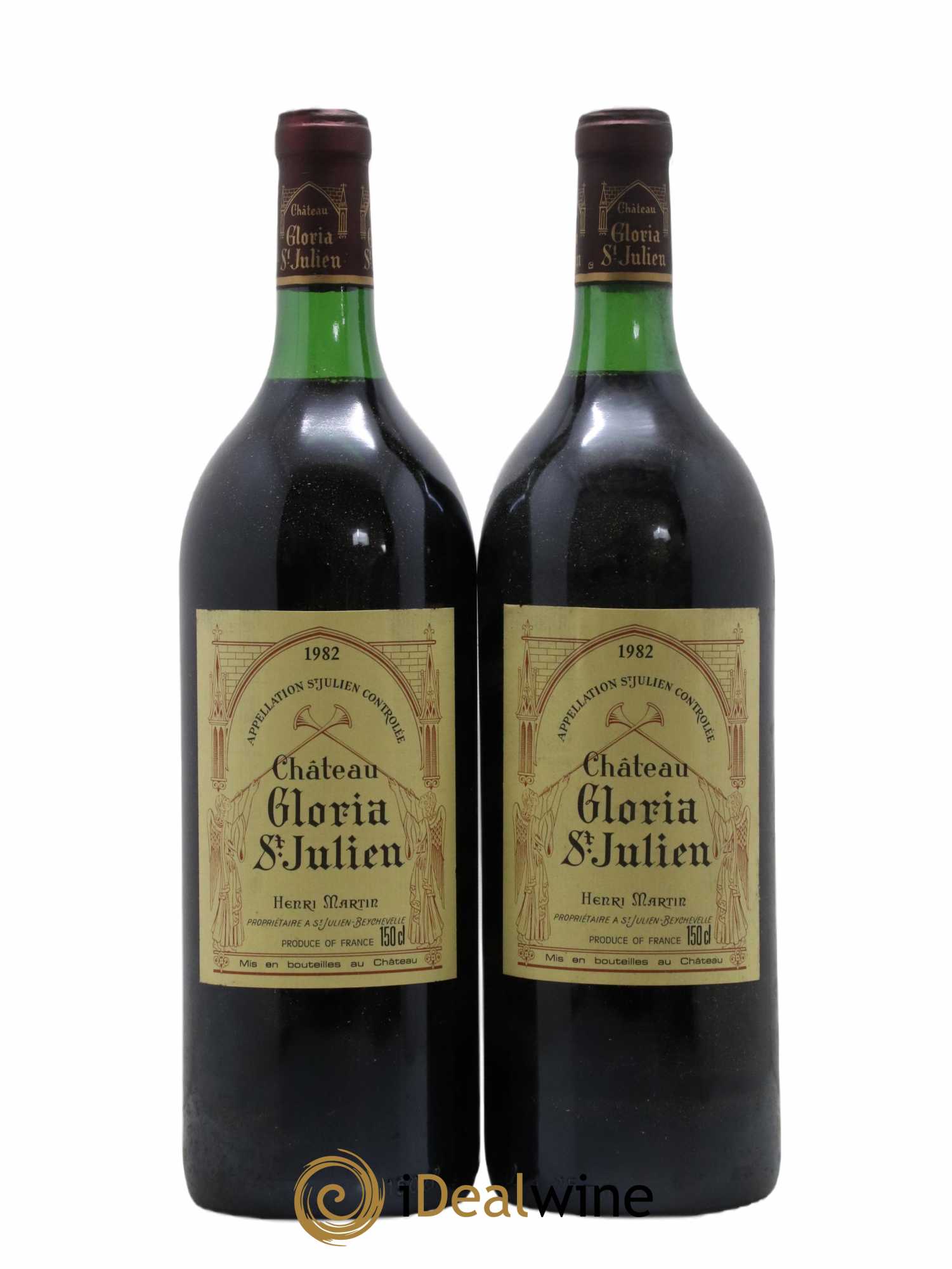 Château Gloria 1982 - Lot de 2 magnums - 0