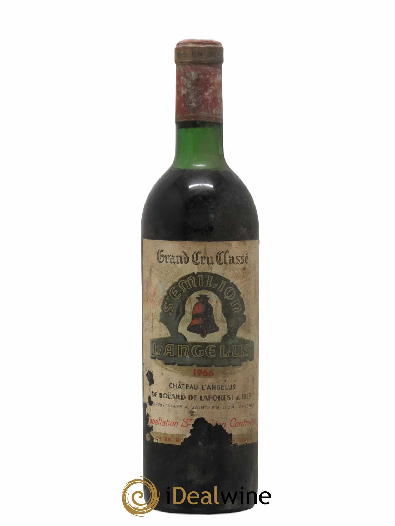 Château Angélus 1er Grand Cru Classé A 1966 - Lot de 1 bouteille - 0
