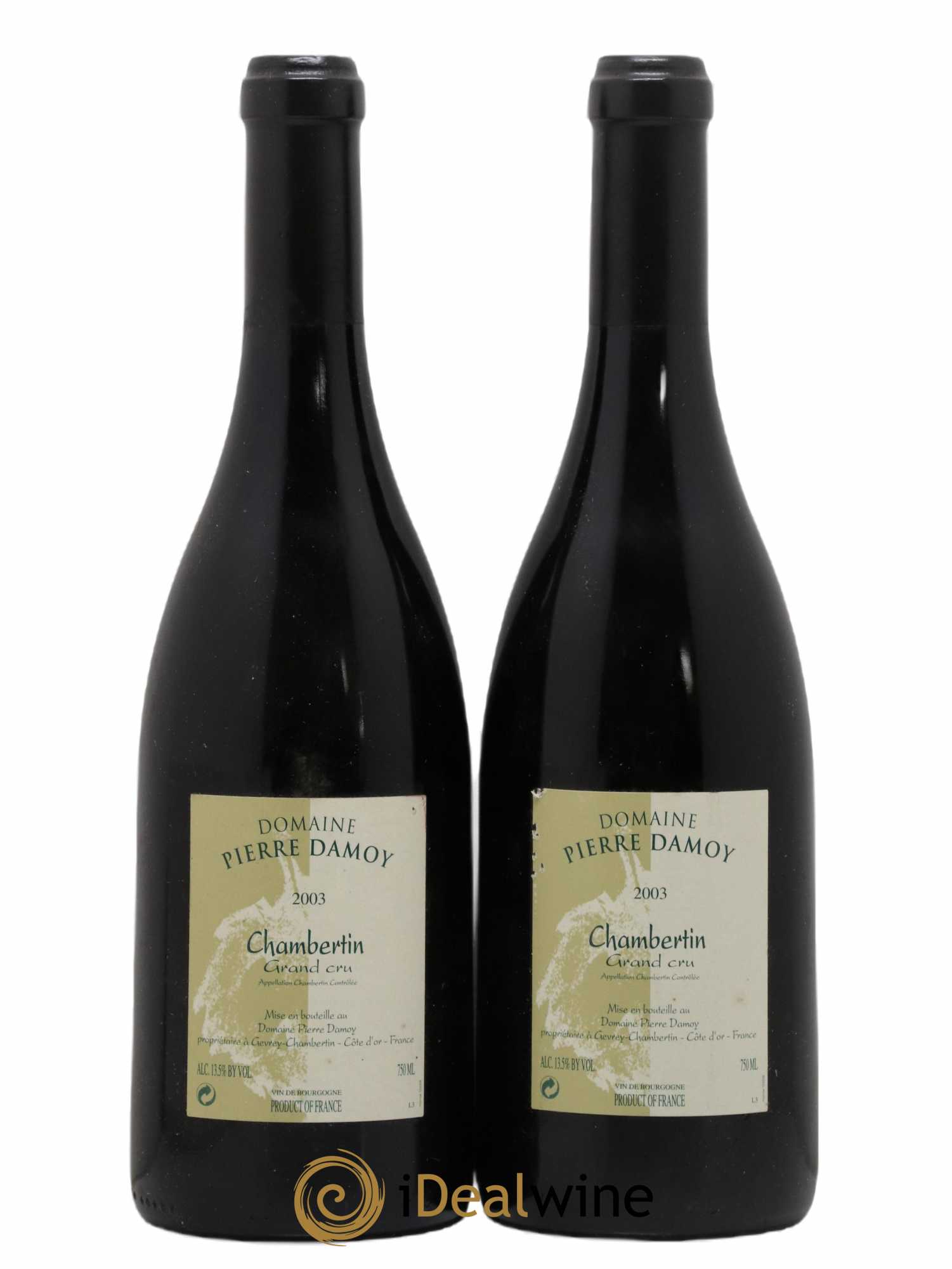 Chambertin Grand Cru Pierre Damoy 2003 - Lot de 2 bouteilles - 0