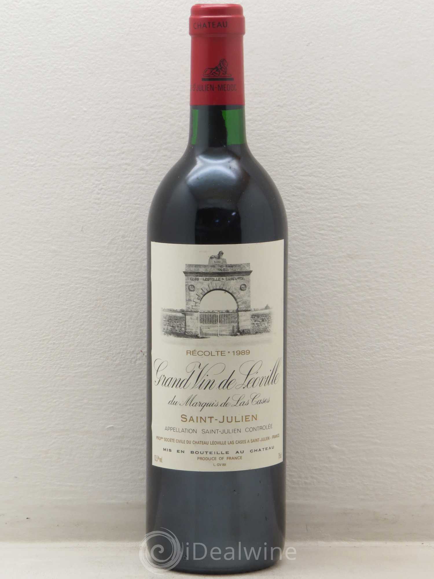 Château Léoville Las Cases 2ème Grand Cru Classé 1989 - Lot de 1 bouteille - 0