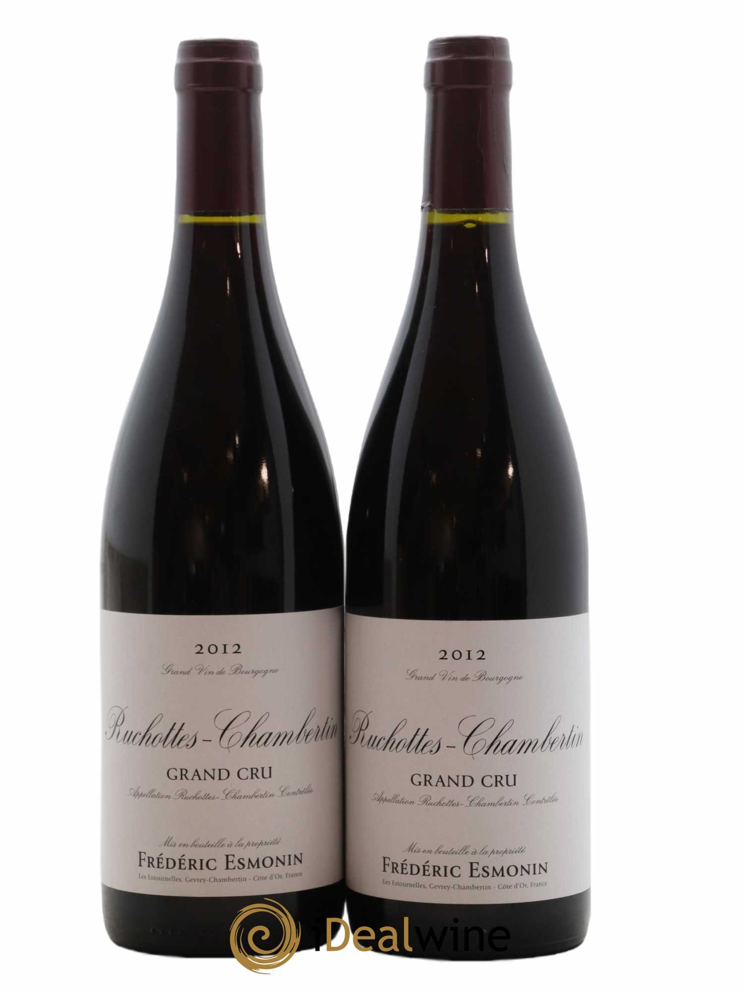 Ruchottes-Chambertin Grand Cru Frédéric Esmonin 2012 - Lot of 2 bottles - 0
